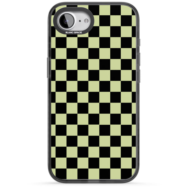 Black & Lime Check