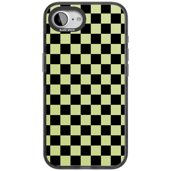 Black & Lime Check