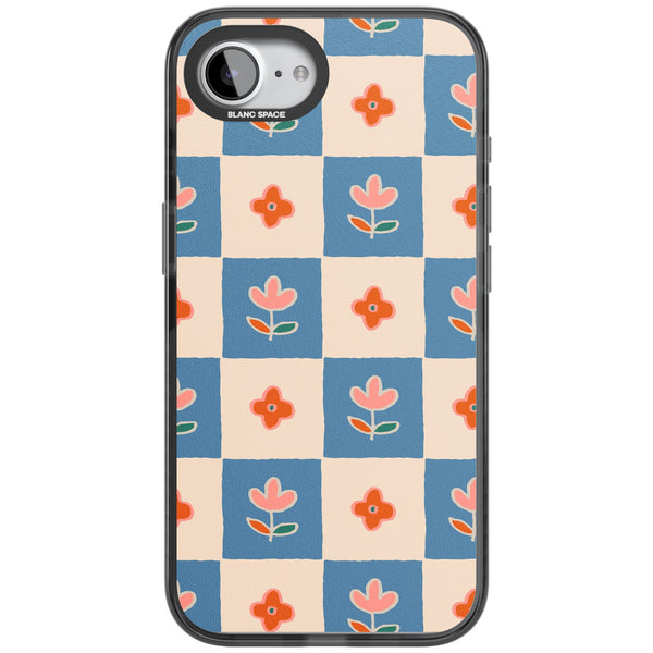 Vintage Bloom Checkered