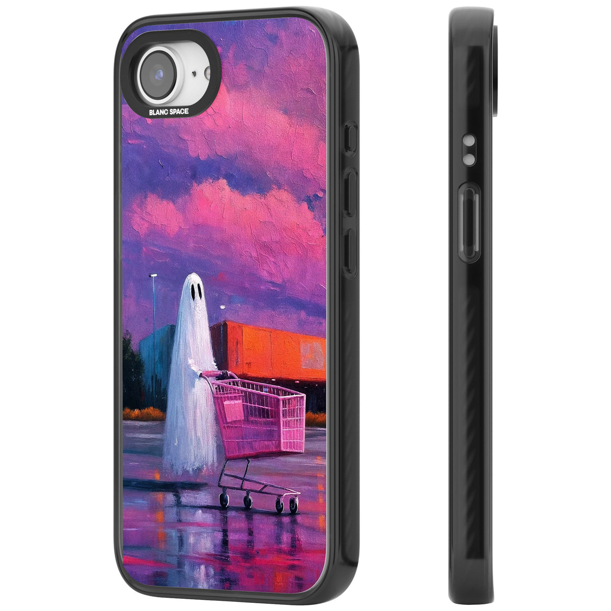 A Ghost's Errand iPhone 16e / iPhone 17e Impact Black Phone Case side