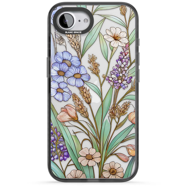 Glass Lavenders & Daisies
