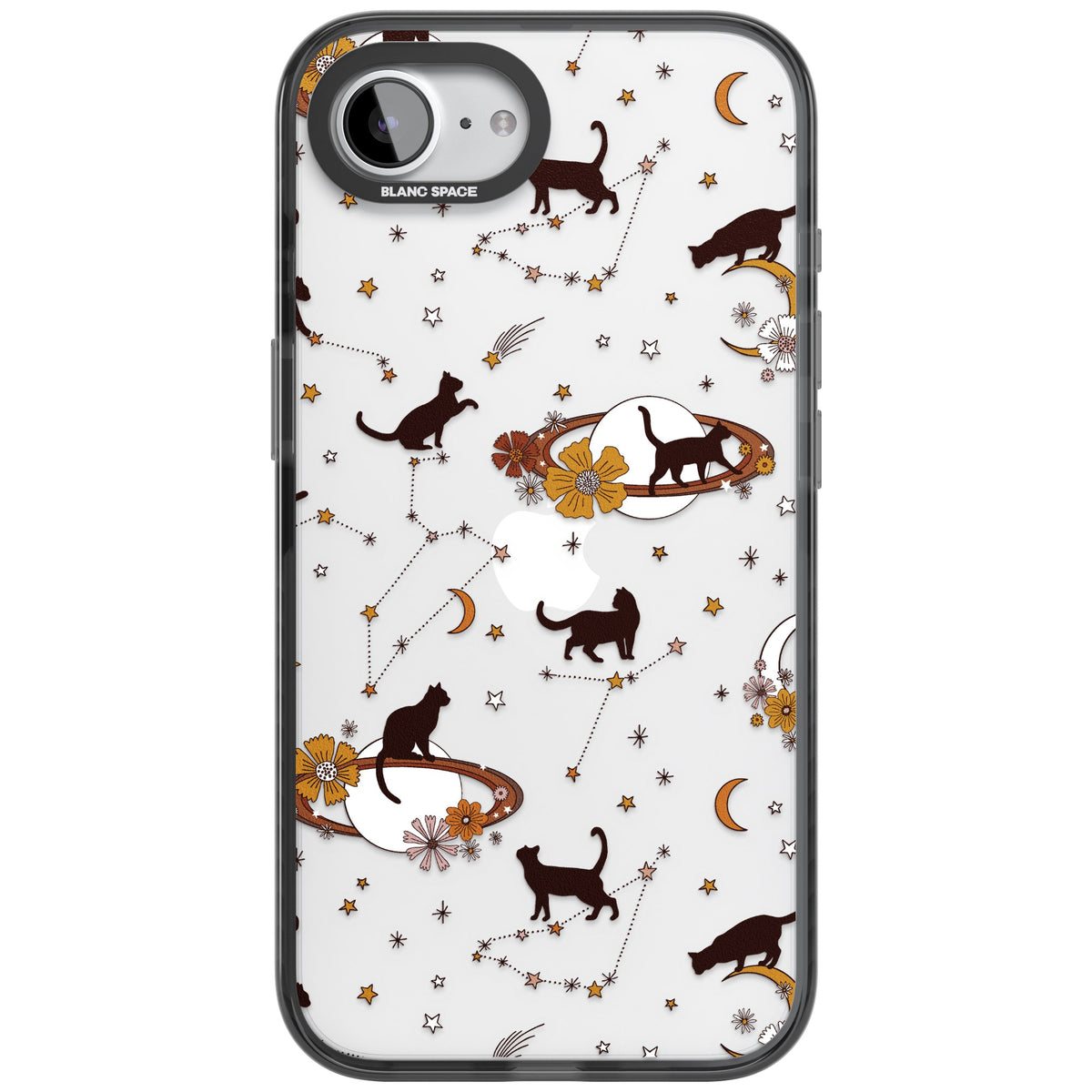 Cats And Astrology iPhone 16e / iPhone 17e Impact Black Phone Case front