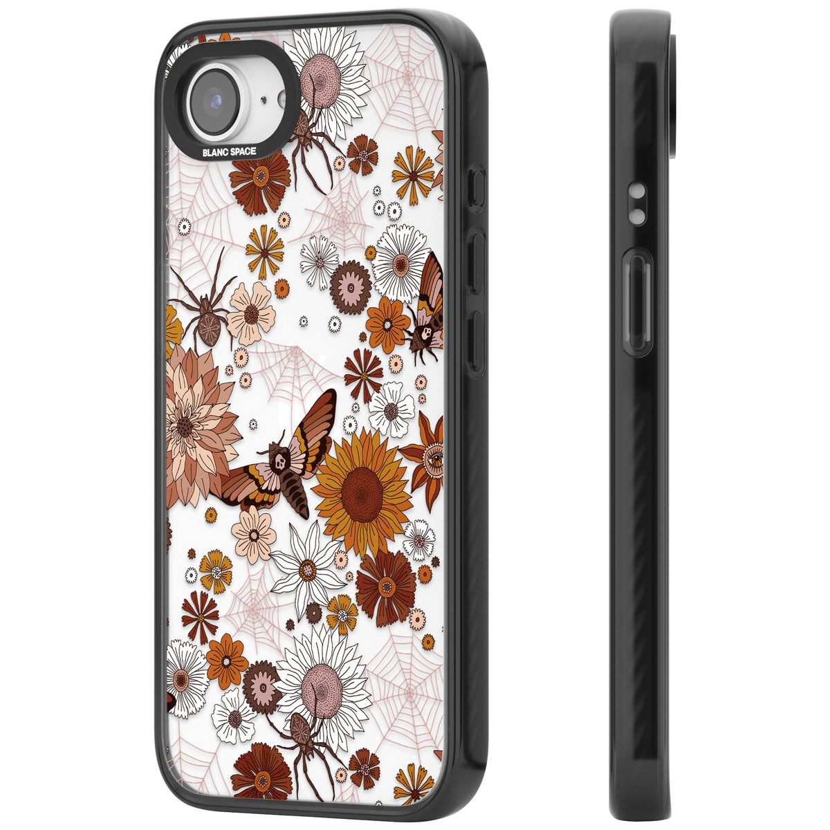Halloween Wildlife iPhone 16e / iPhone 17e Impact Black Phone Case side