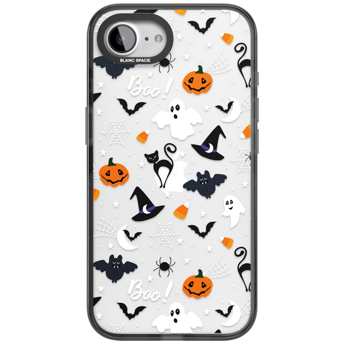 Halloween Mix iPhone 16e / iPhone 17e Impact Black Phone Case front