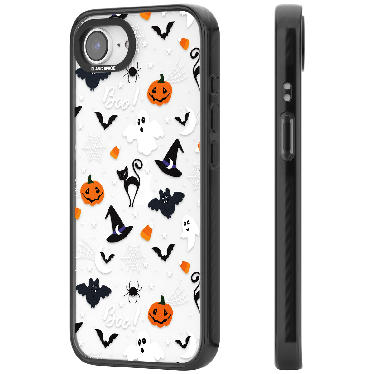 Halloween Mix iPhone 16e / iPhone 17e Impact Black Phone Case side