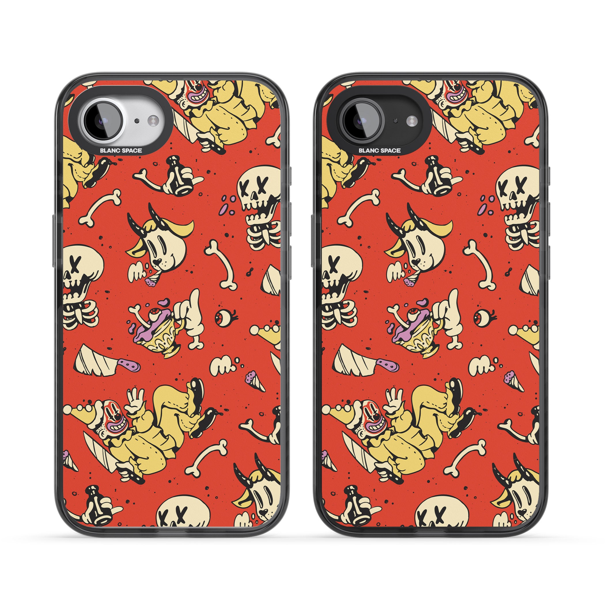 Red Retro Halloween Pattern