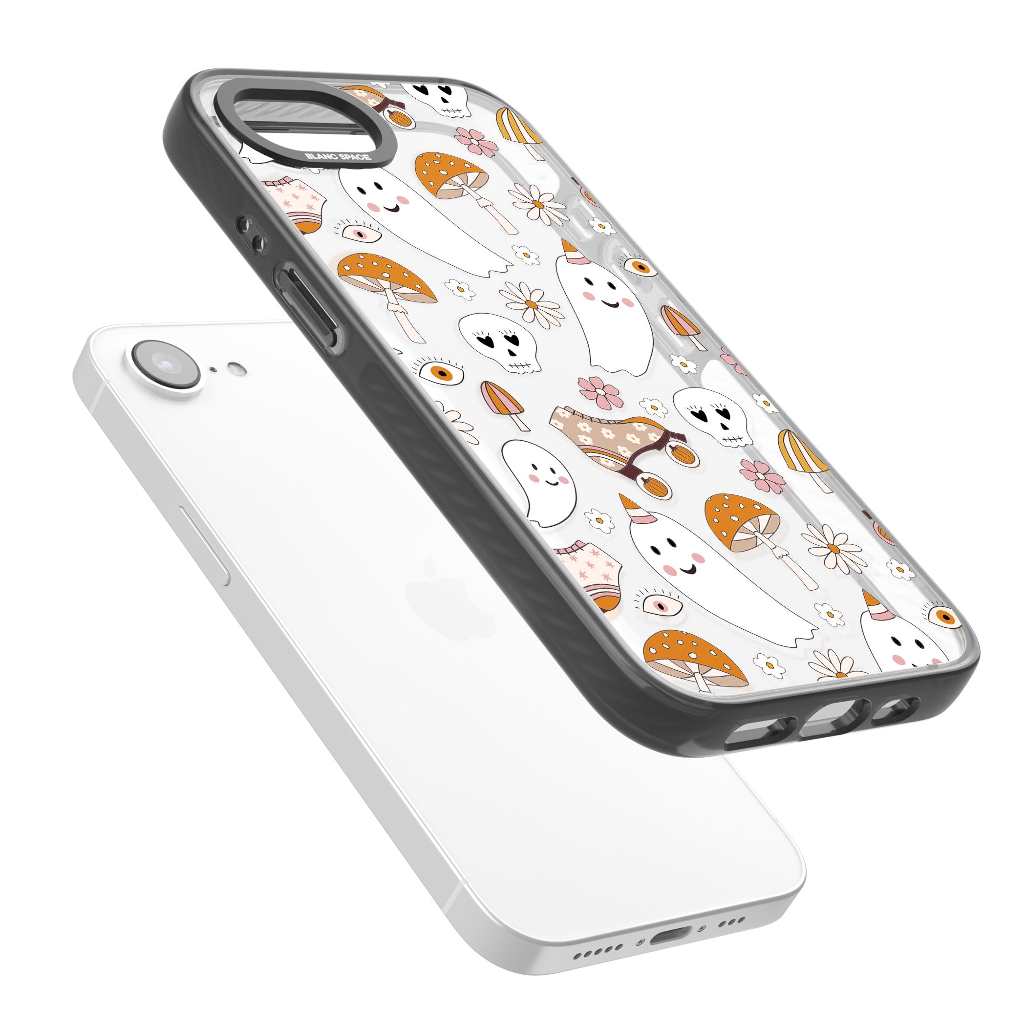 Cute Ghost And Skulls Pattern