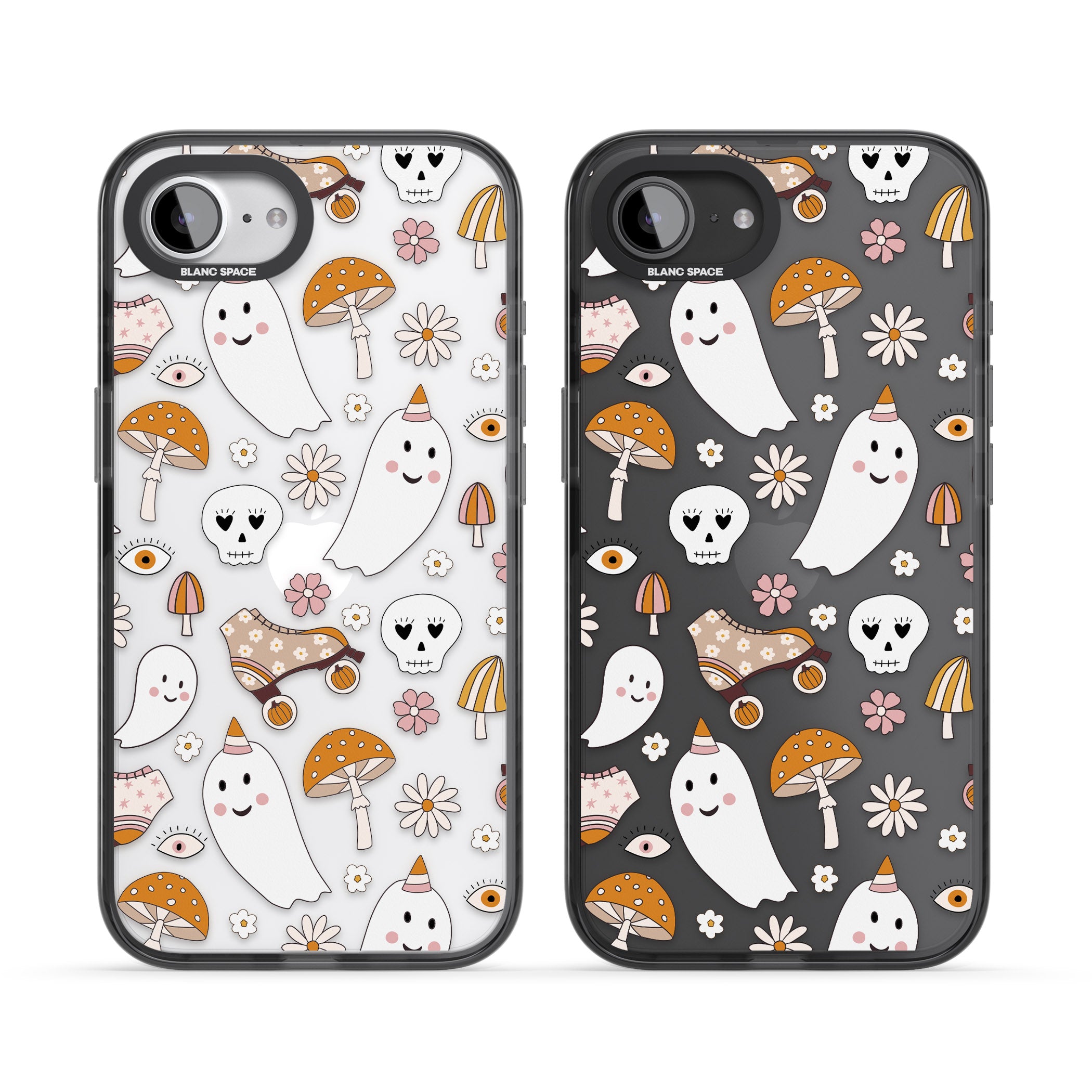 Cute Ghost And Skulls Pattern