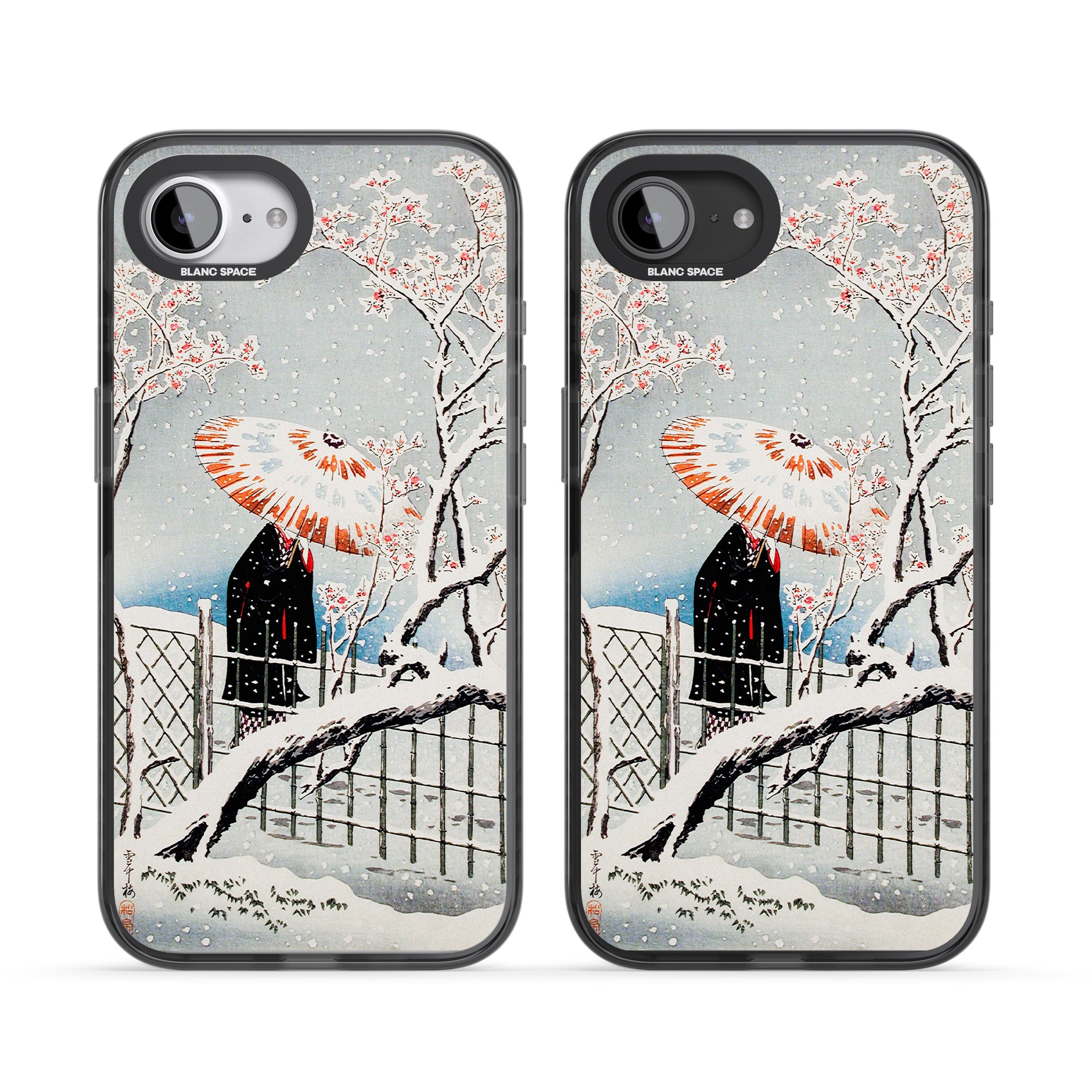 Plum Tree In Snow By Hiroaki Takahashi