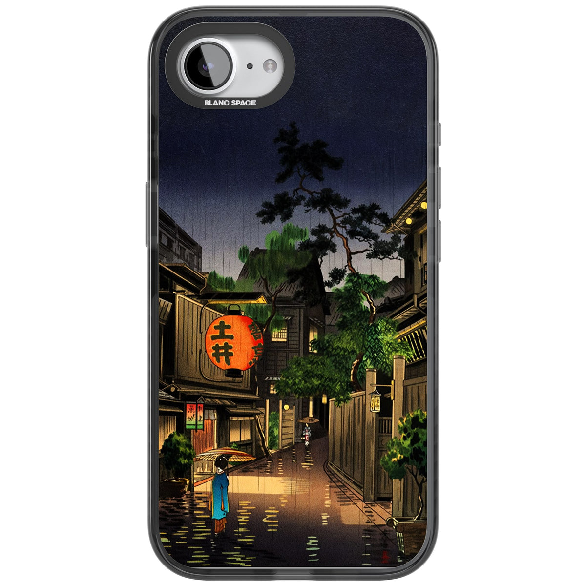 Evening In Ushigome iPhone 16e / iPhone 17e Impact Black Phone Case front