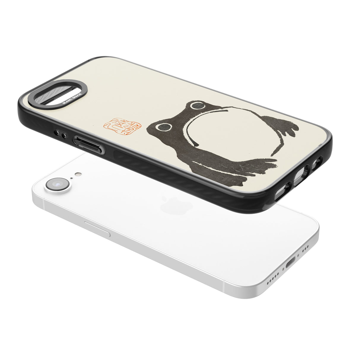 Matsumoto Hoji iPhone 16e / iPhone 17e Impact Black Phone Case angled