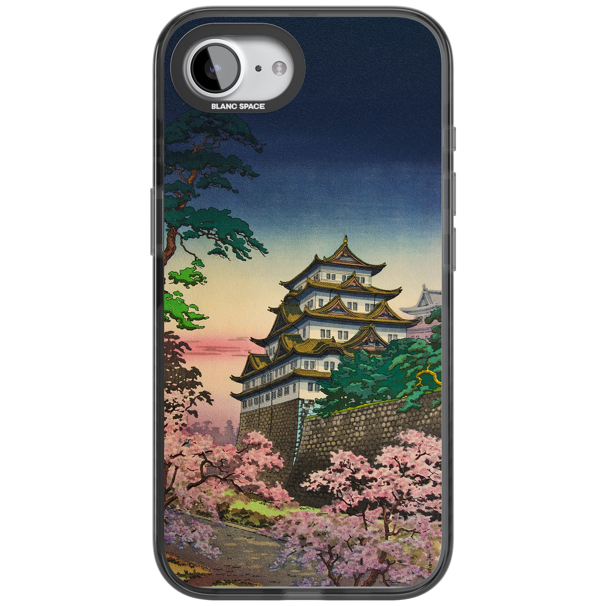 Nagoya Castle iPhone 16e / iPhone 17e Impact Black Phone Case front