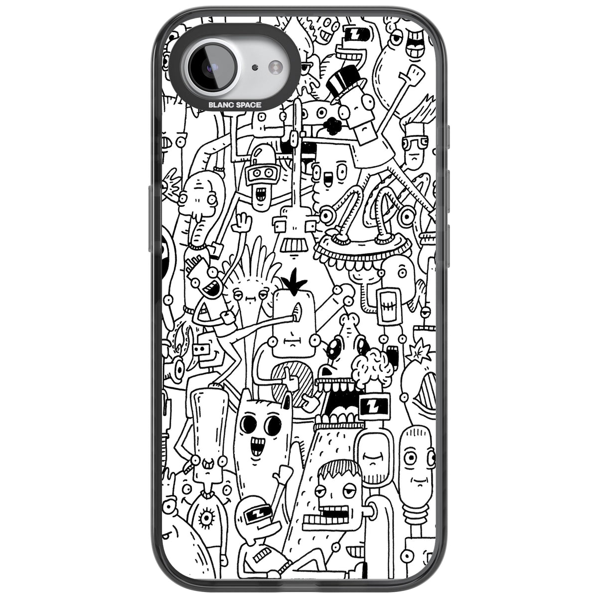 Stack Original iPhone 16e / iPhone 17e Impact Black Phone Case front