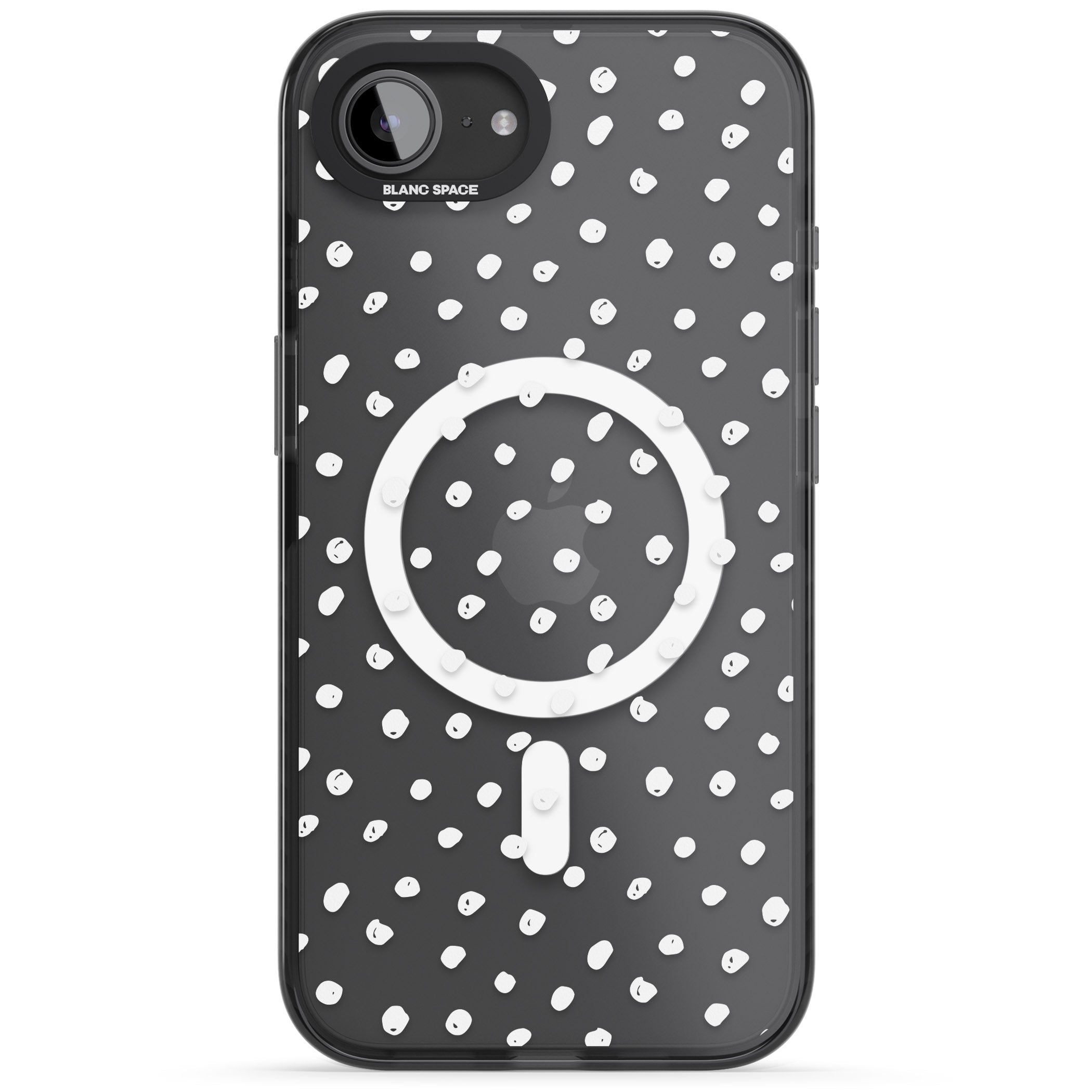 Messy White Dot Pattern