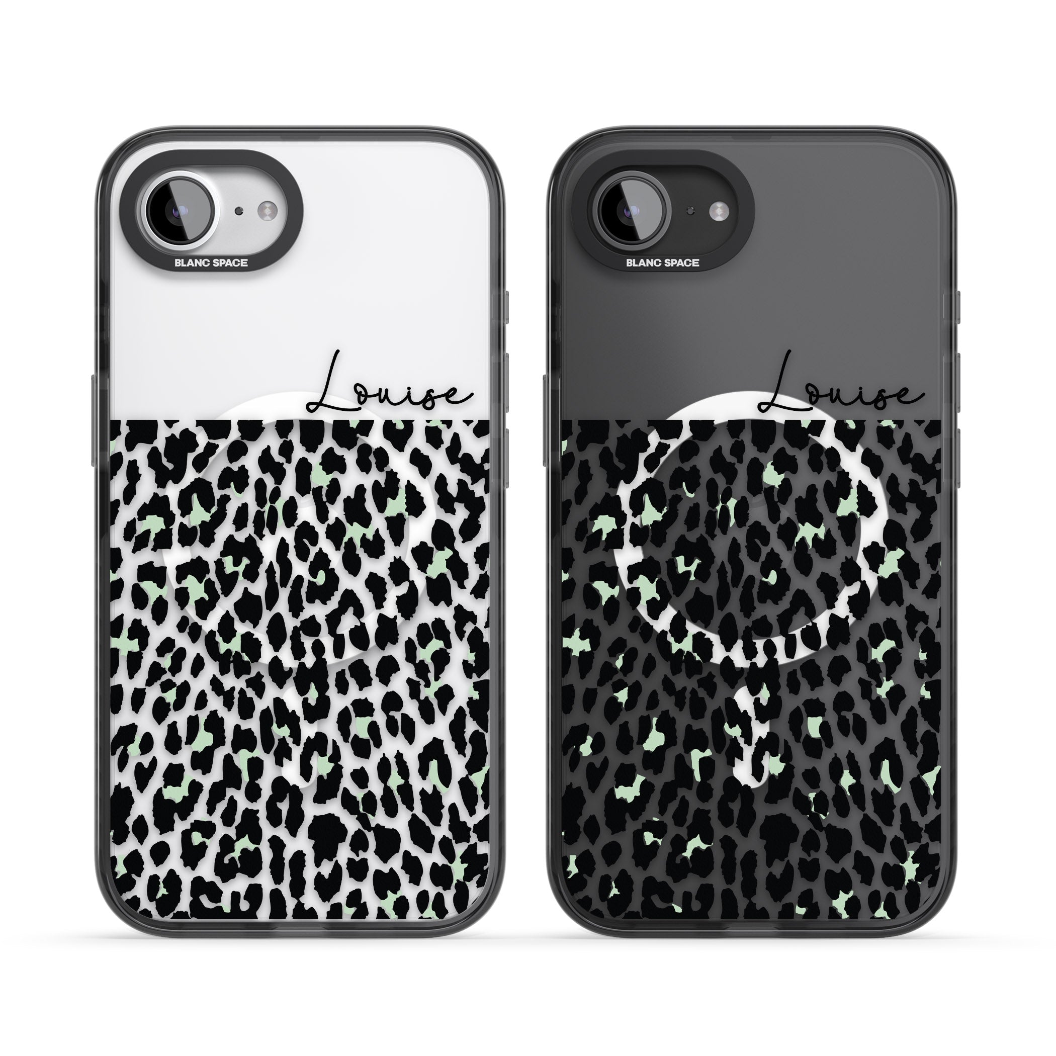 Personalised Seafoam Leopard