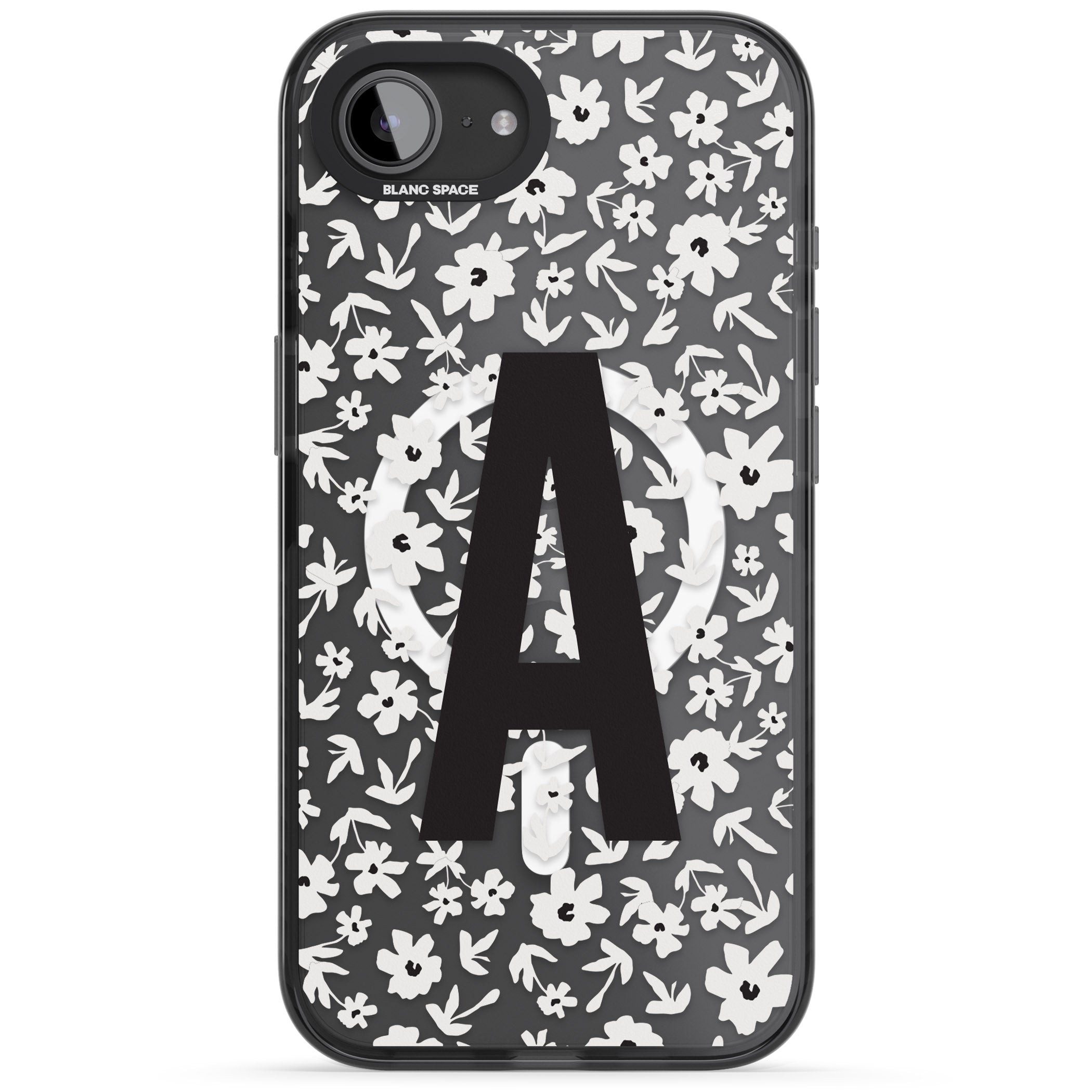Personalised Bold Initial Floral