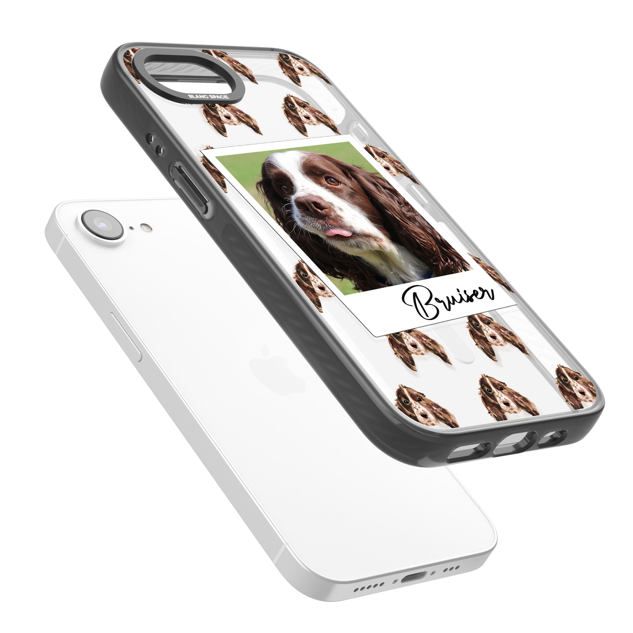 Personalised Springer Spaniel Instant Camera Photo