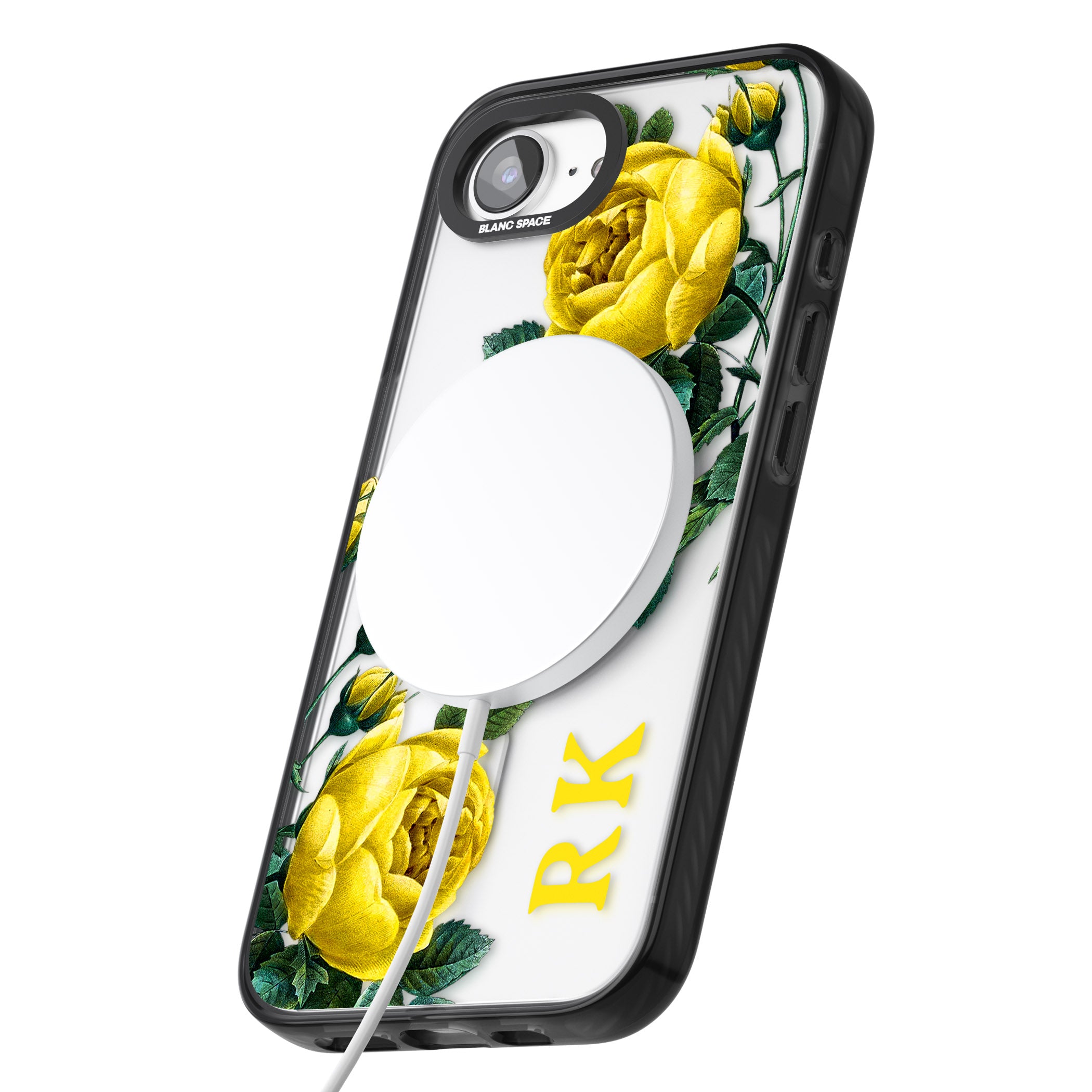 Personalised Vintage Floral Yellow Roses