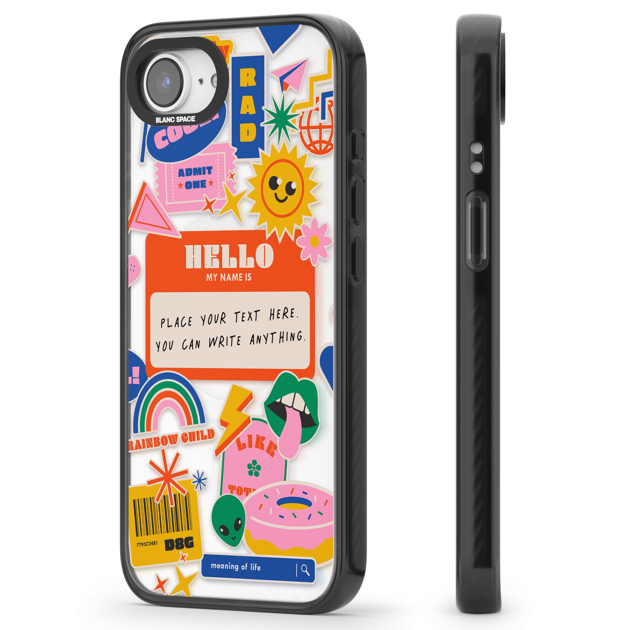 Personalised Retro Vibes Sticker