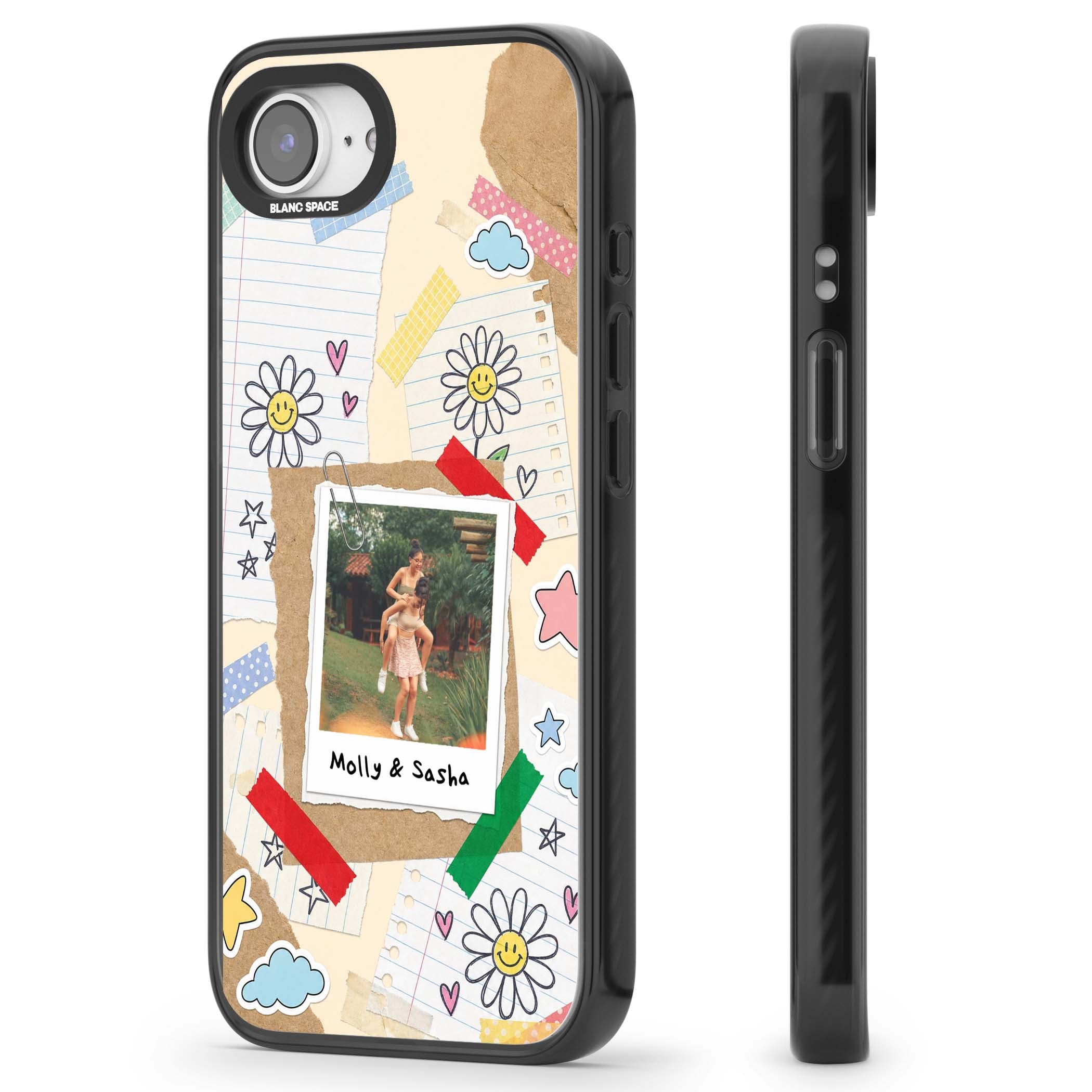 Scrapbook Photo coquette iPhone case | Black Impact Magsafe case for iPhone 16e, iPhone 17e