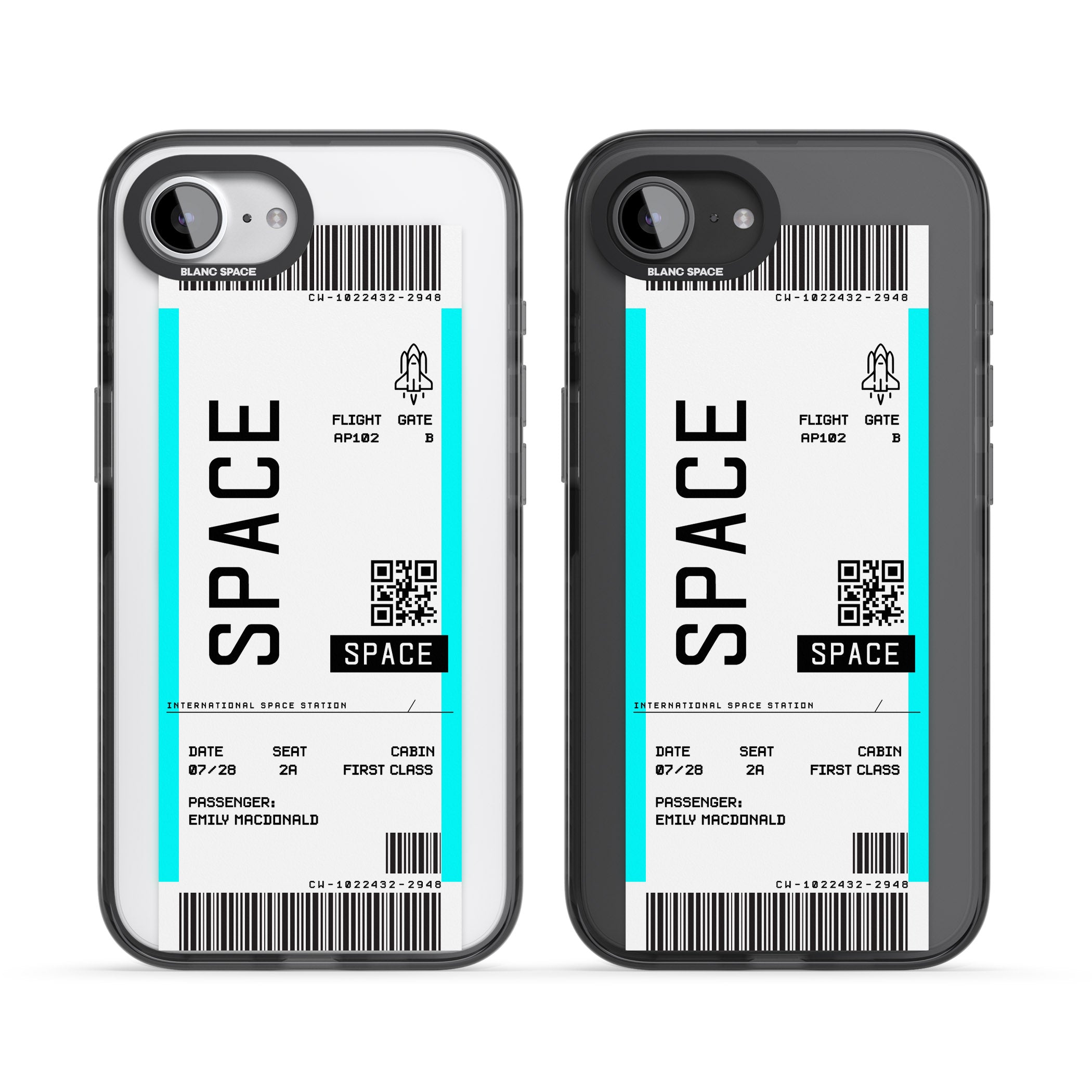 Personalised Space Travel Ticket