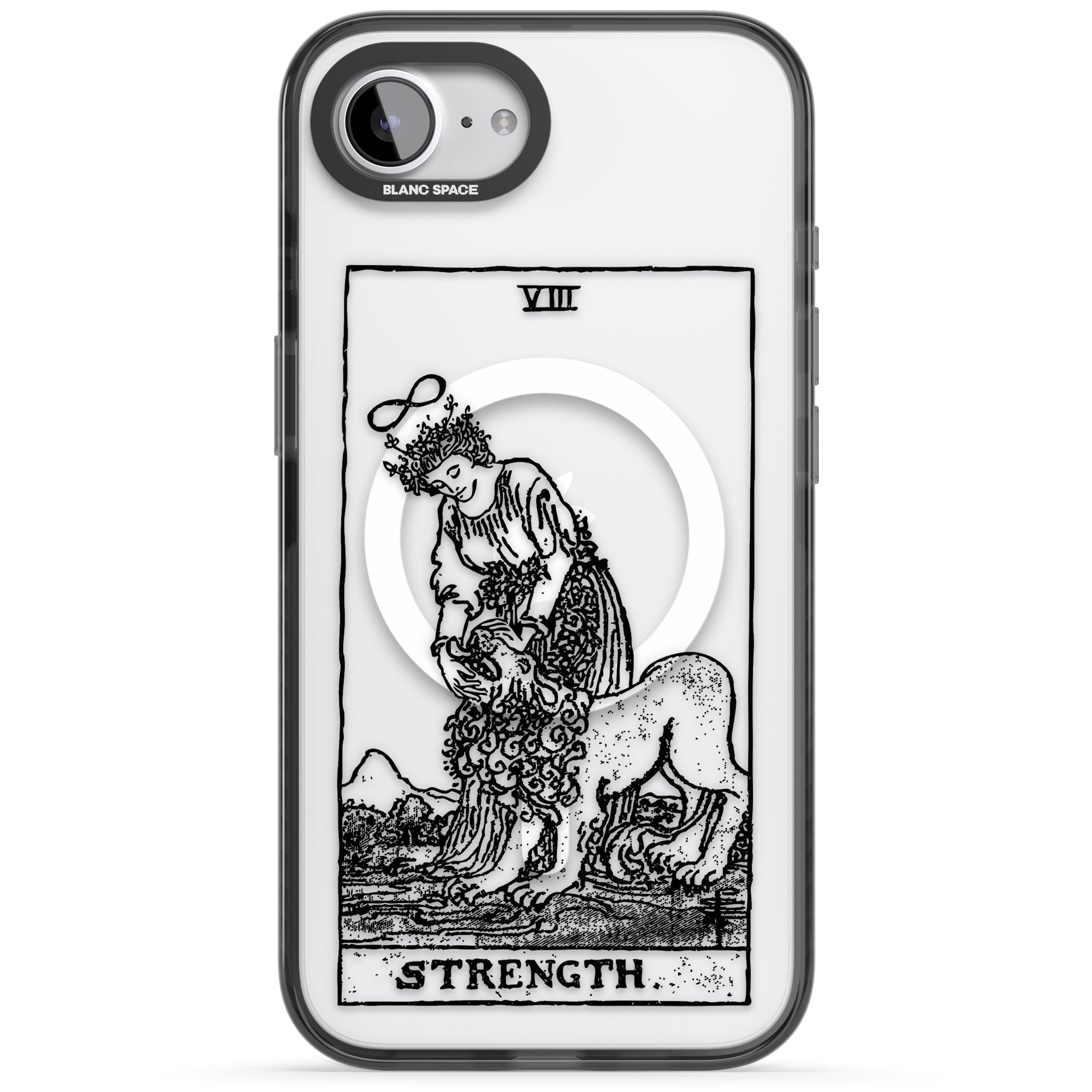Personalised Strength Tarot Card (Clear)