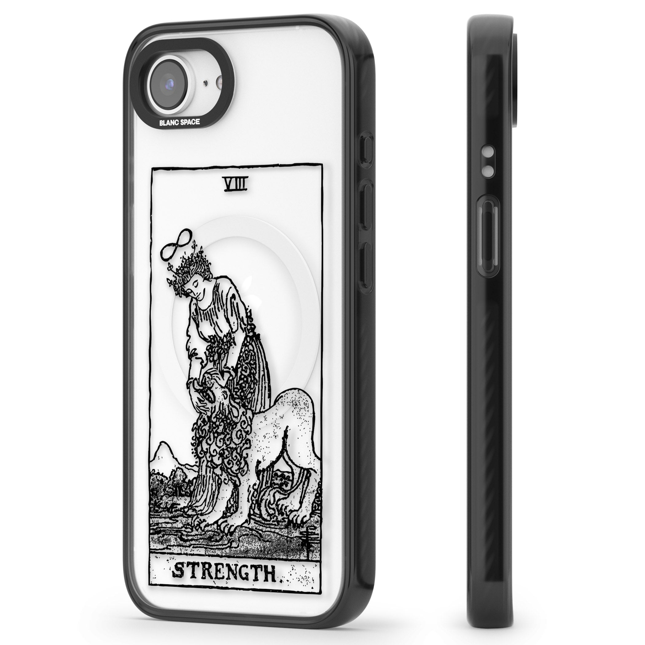 Personalised Strength Tarot Card (Clear)