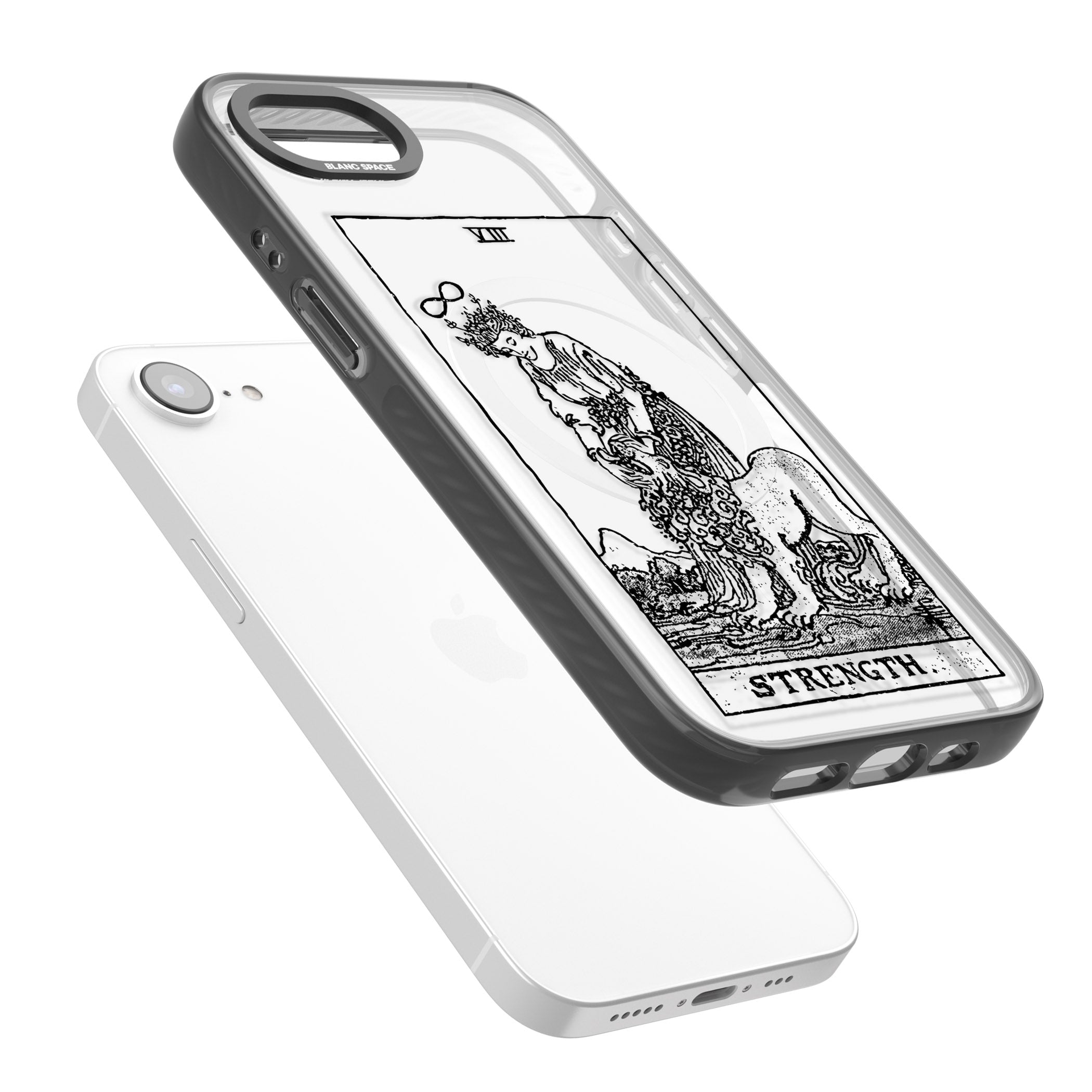 Personalised Strength Tarot Card (Clear)