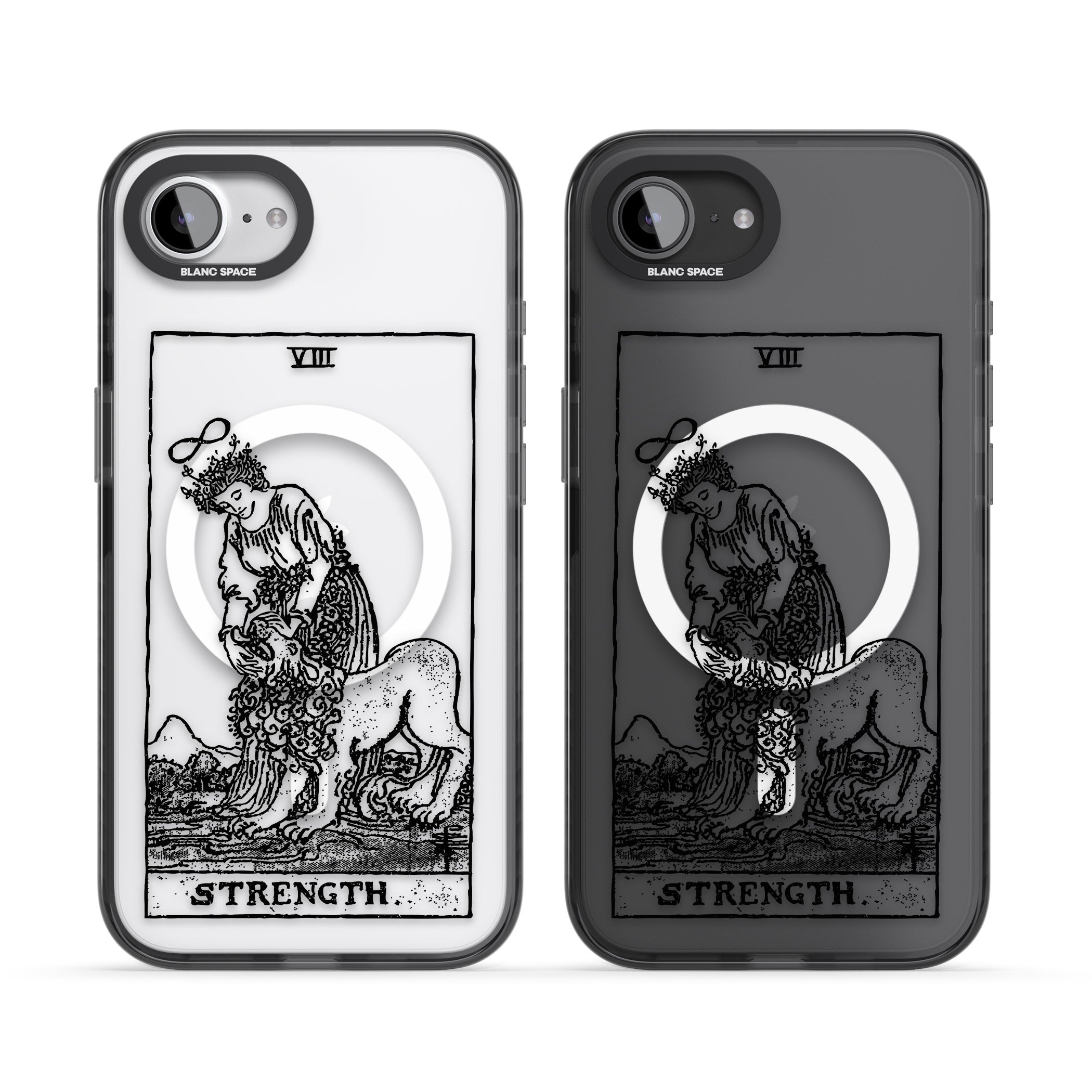 Personalised Strength Tarot Card (Clear)