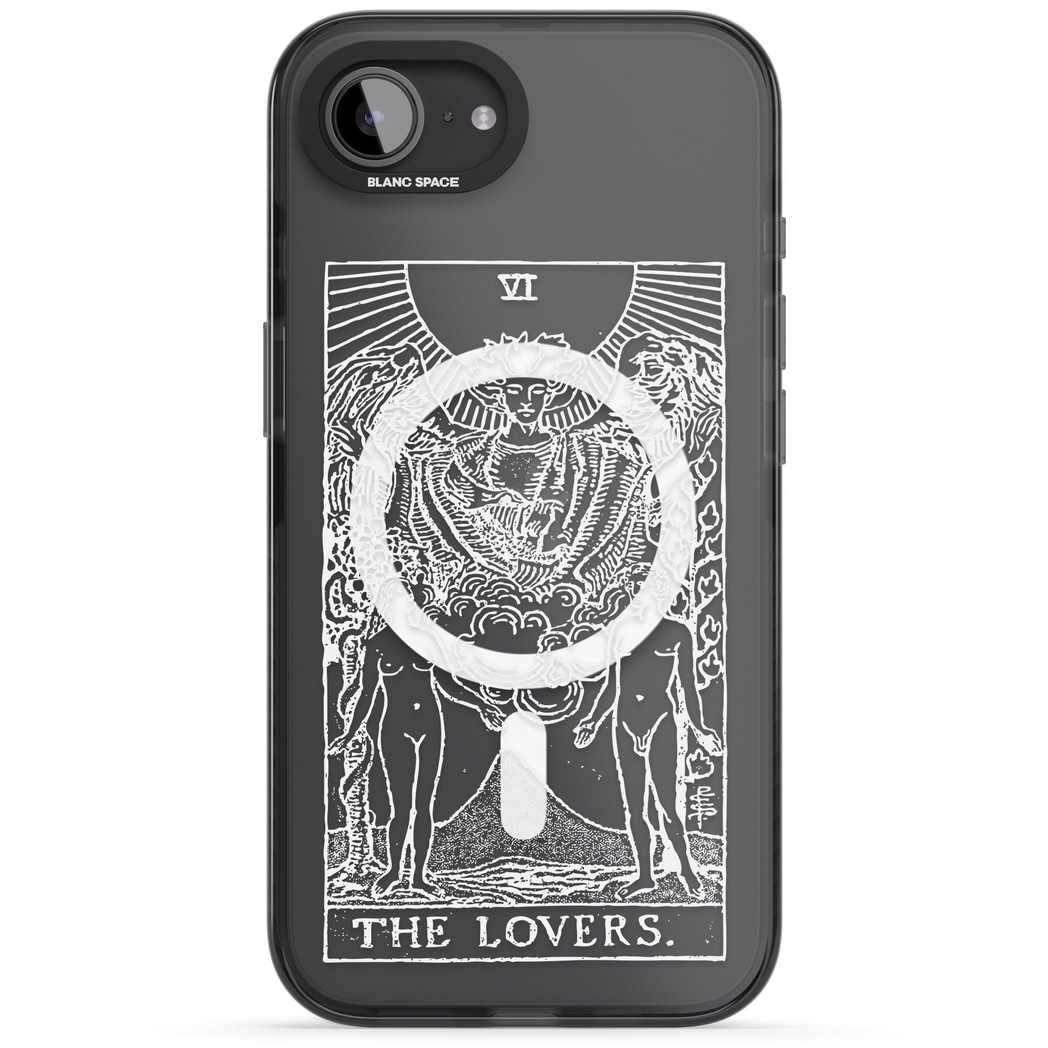 Personalised The Lovers Tarot Card (White)
