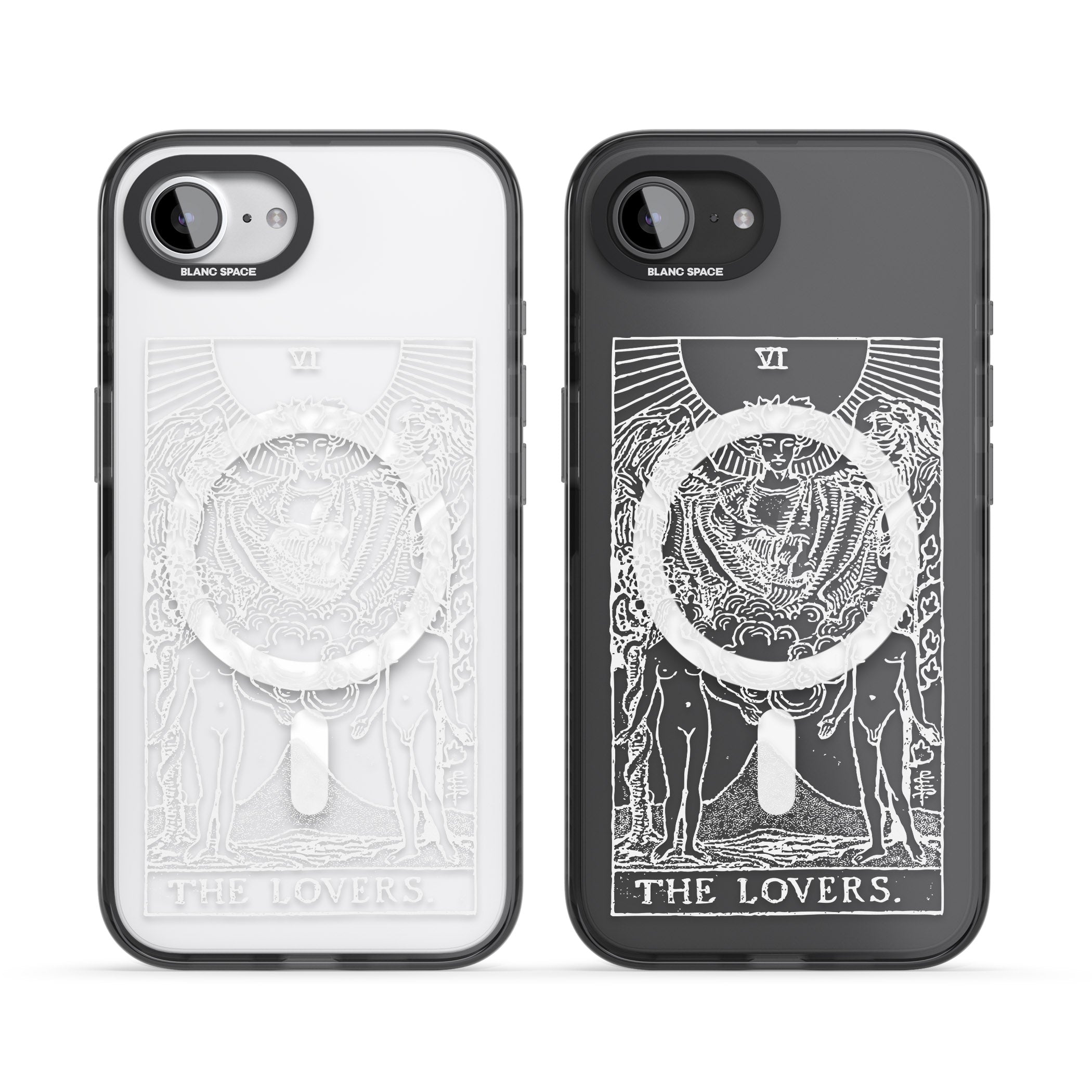 Personalised The Lovers Tarot Card (White)