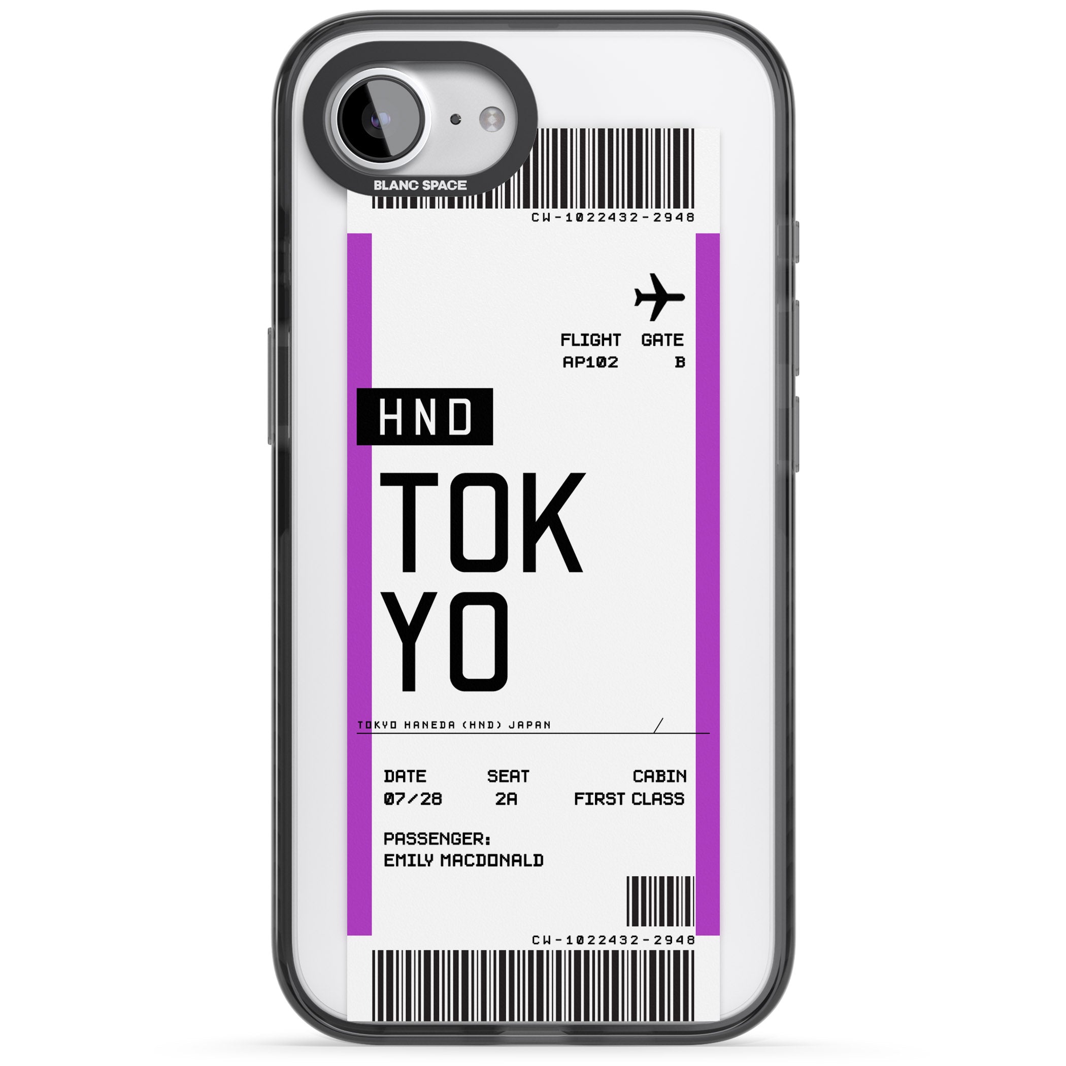 Personalised Tokyo Boarding Pass
