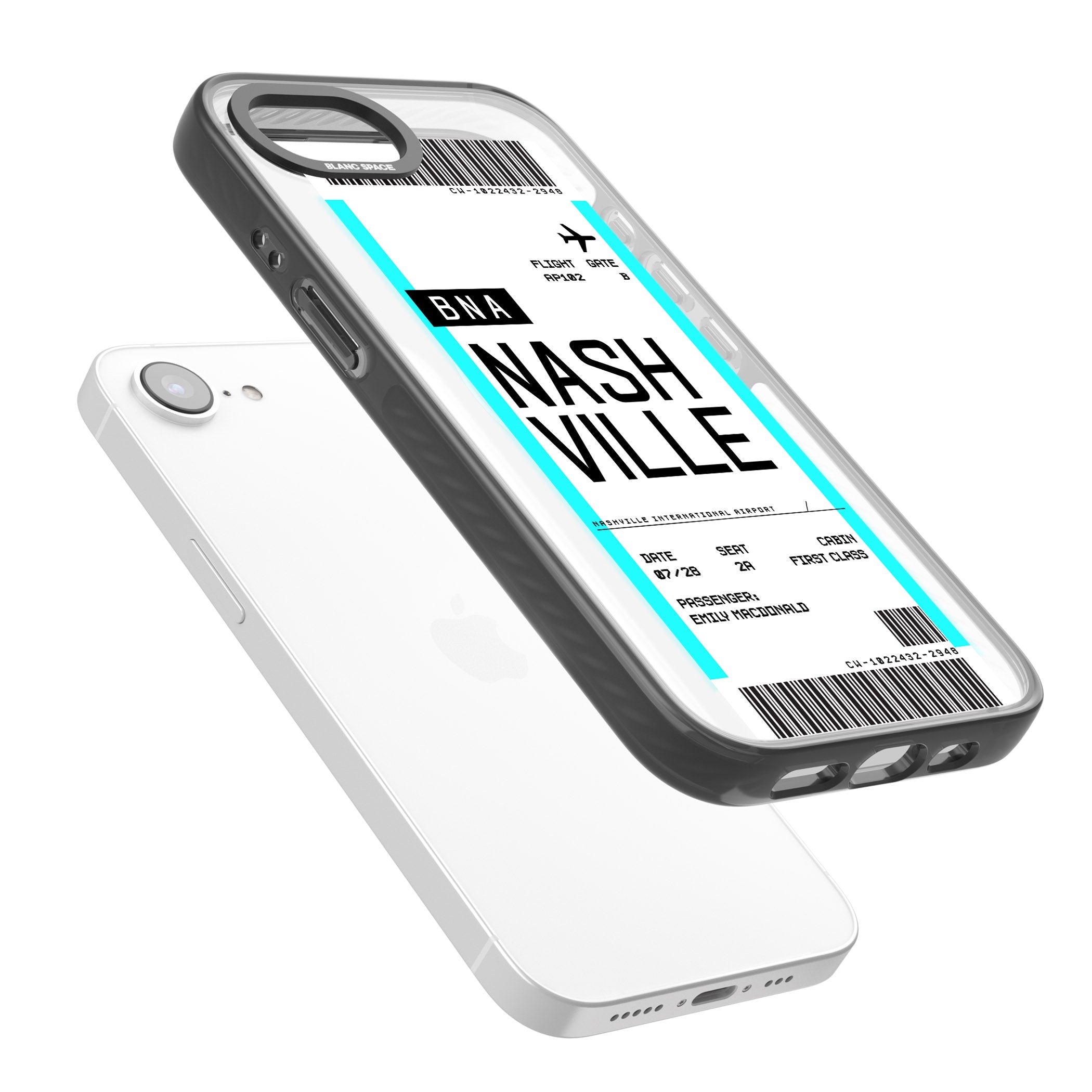 Personalised Nashville Boarding Pass