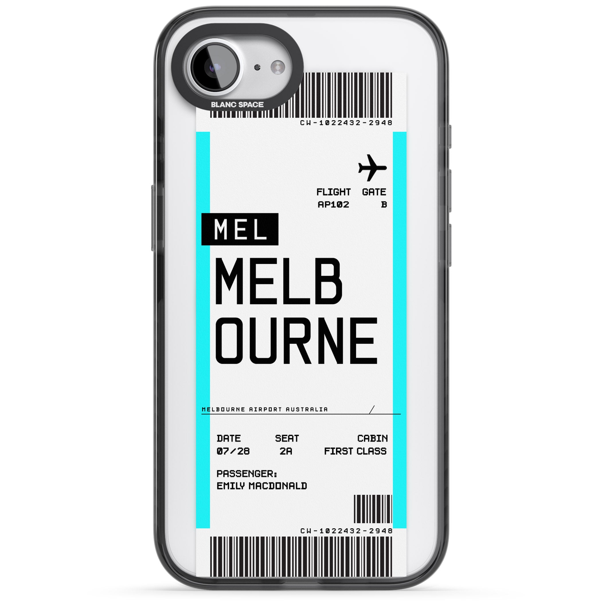 Personalised Melbourne Boarding Pass