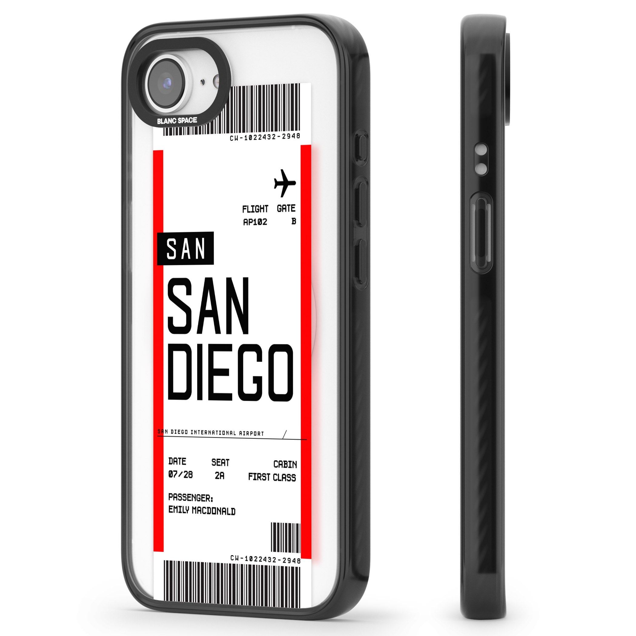 Personalised San Diego Boarding Pass