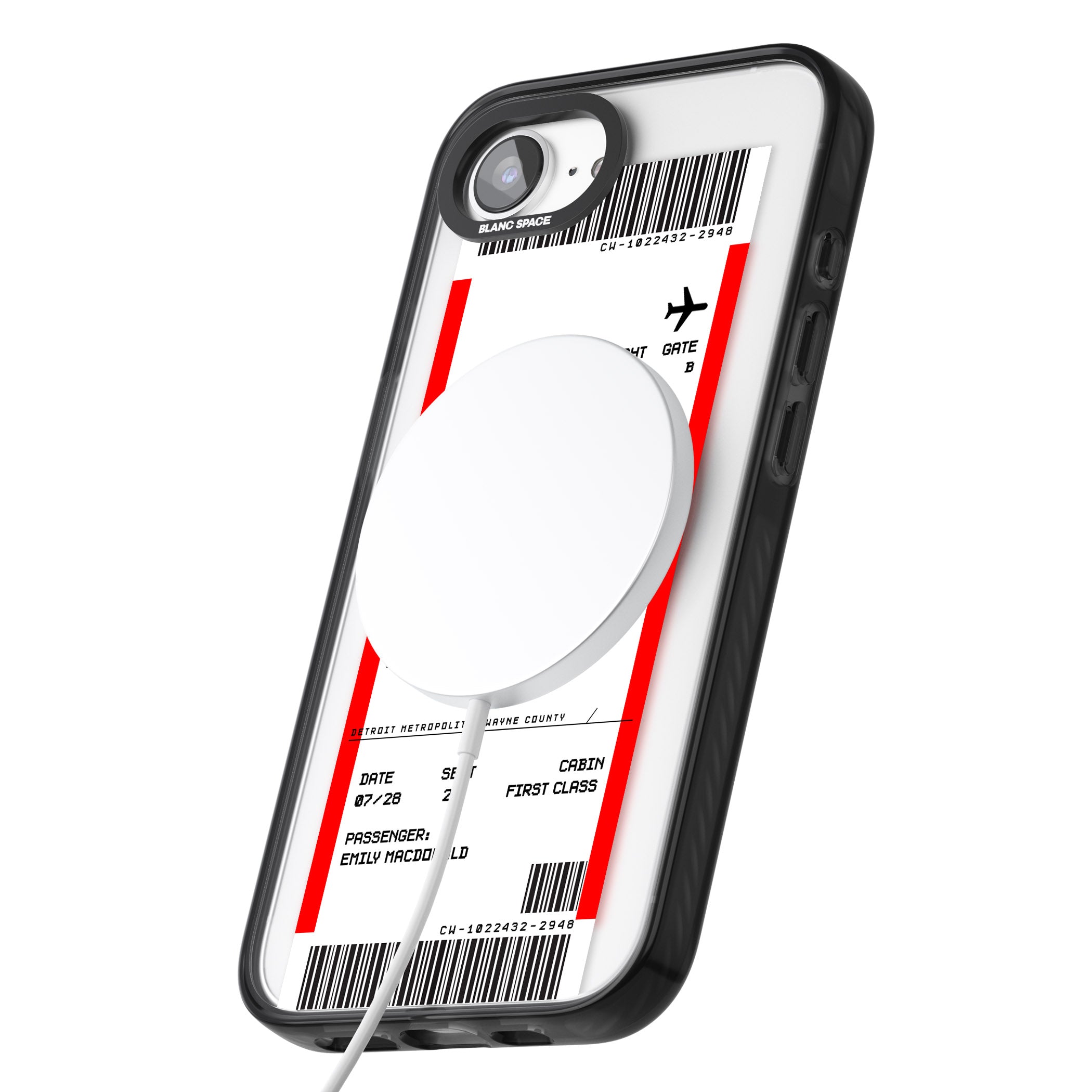 Personalised Detroit Boarding Pass