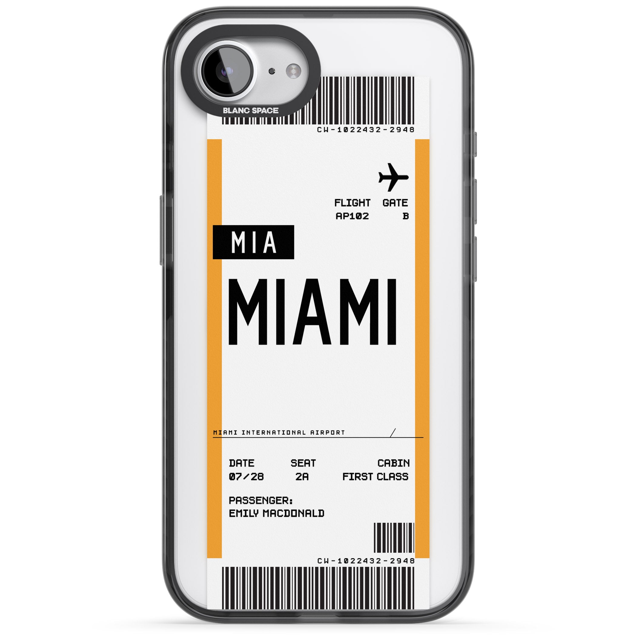 Personalised Miami Boarding Pass