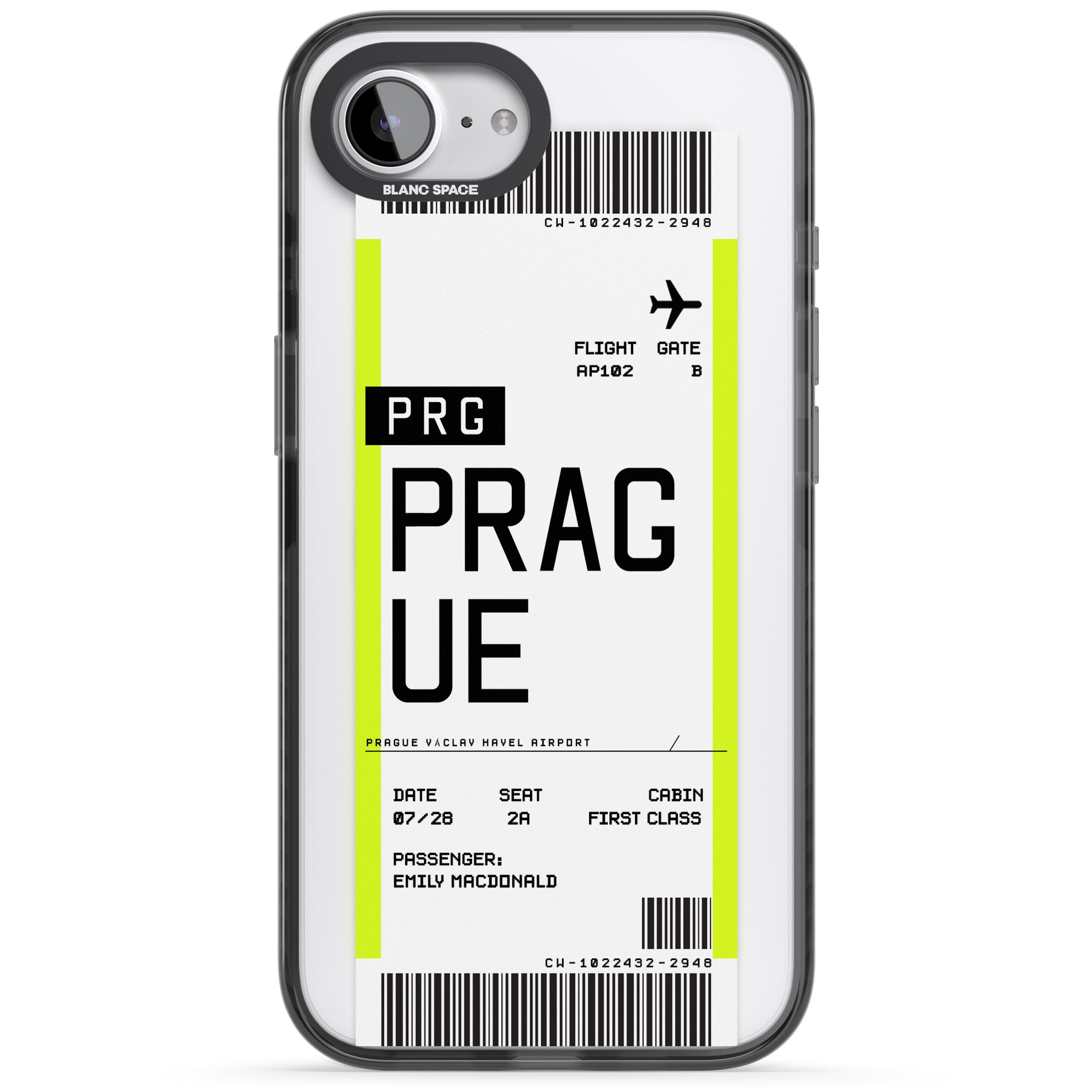 Personalised Prague Boarding Pass