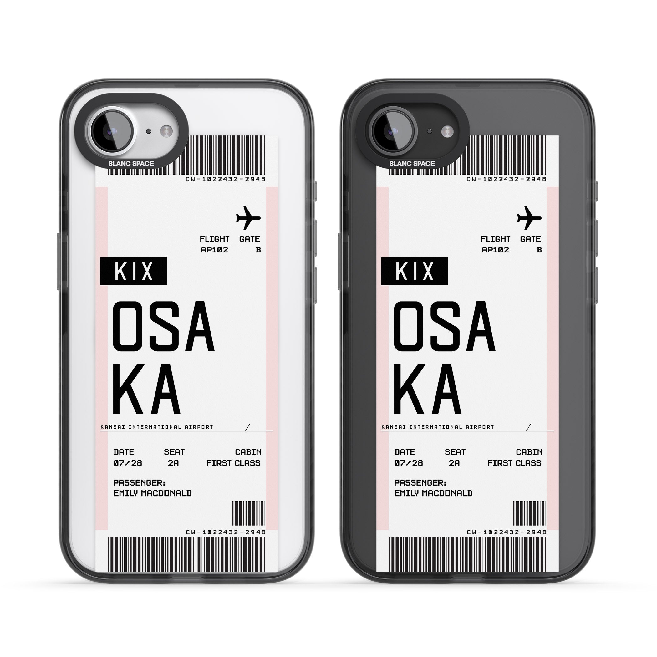 Personalised Osaka Boarding Pass