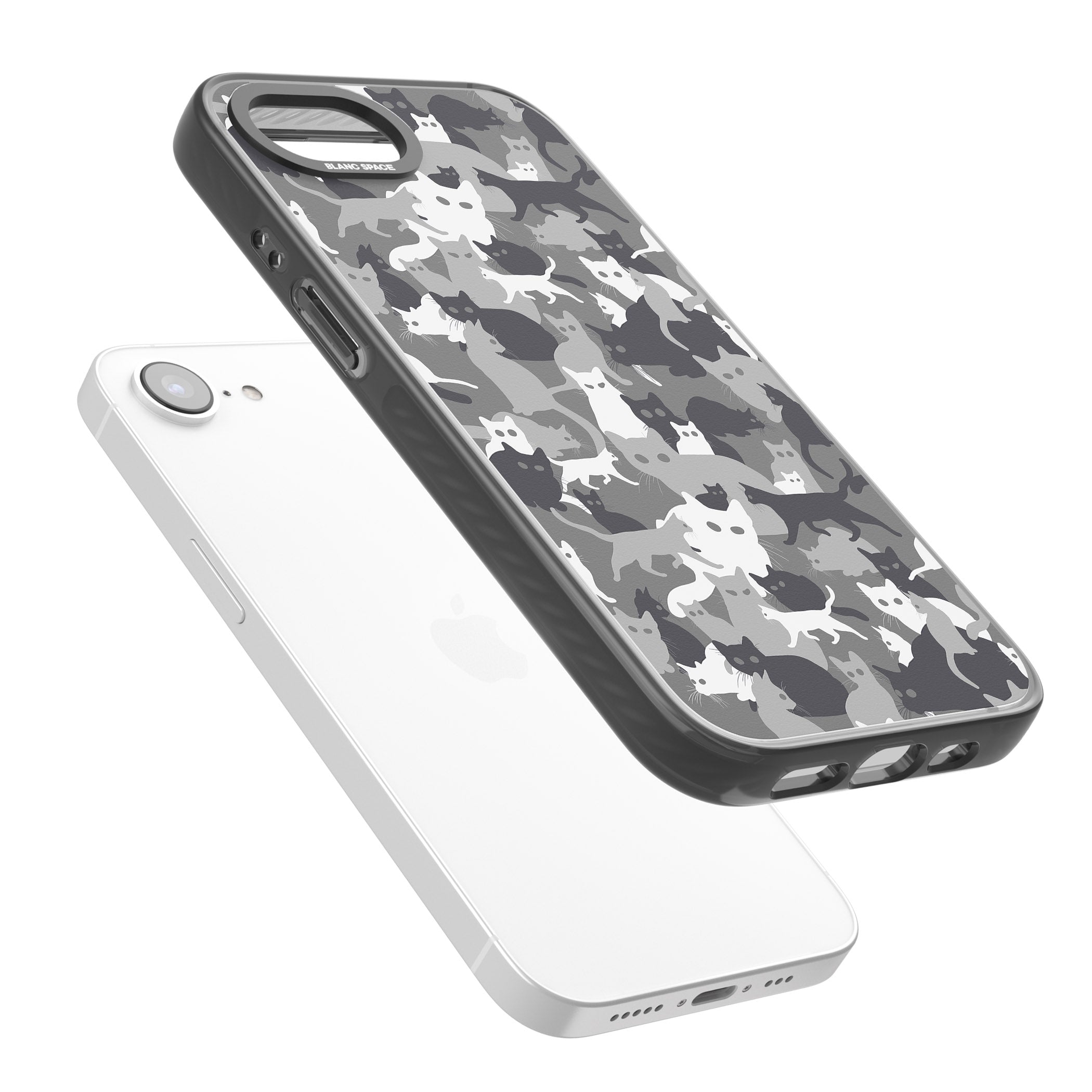 Dark Grey Cat Camouflage