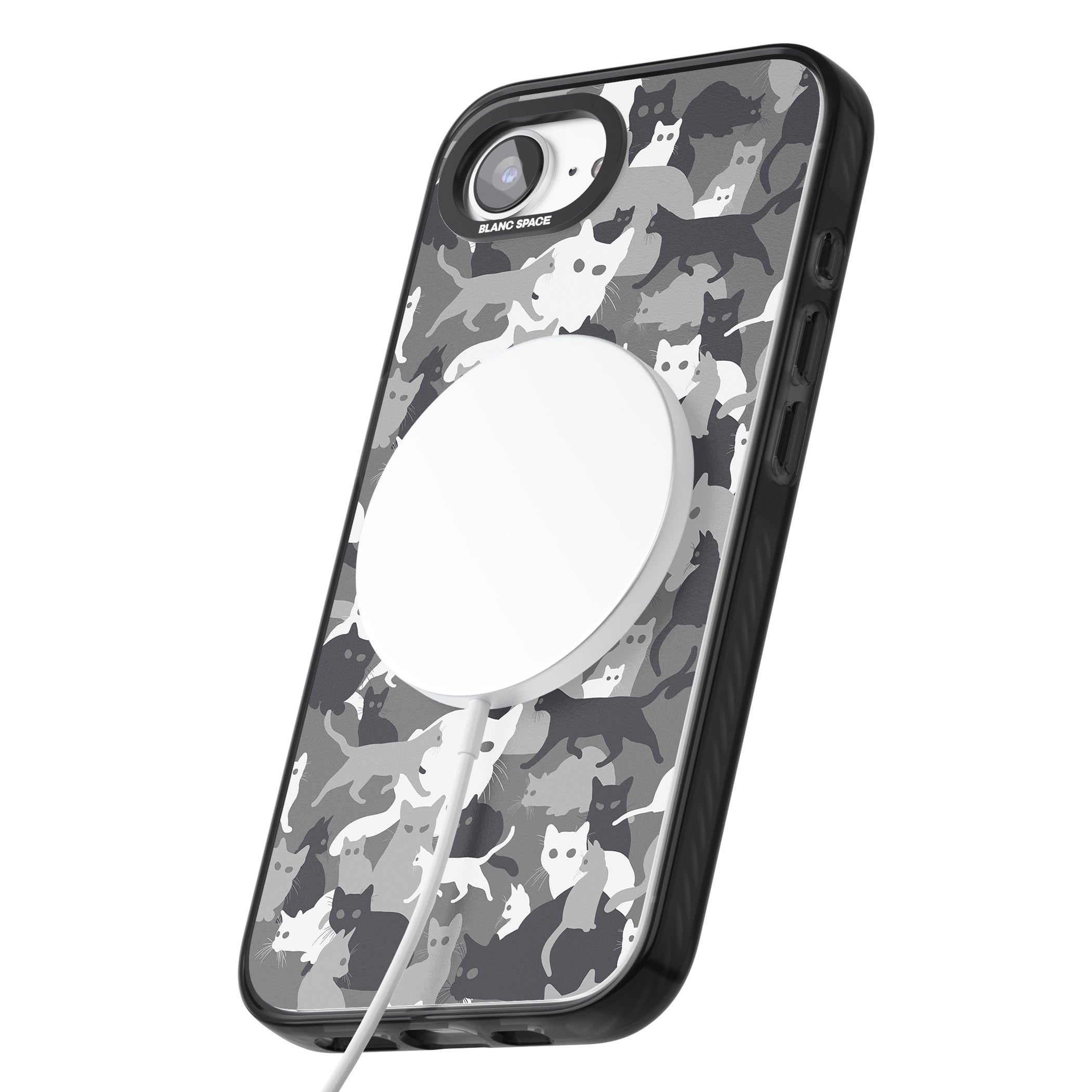 Dark Grey Cat Camouflage