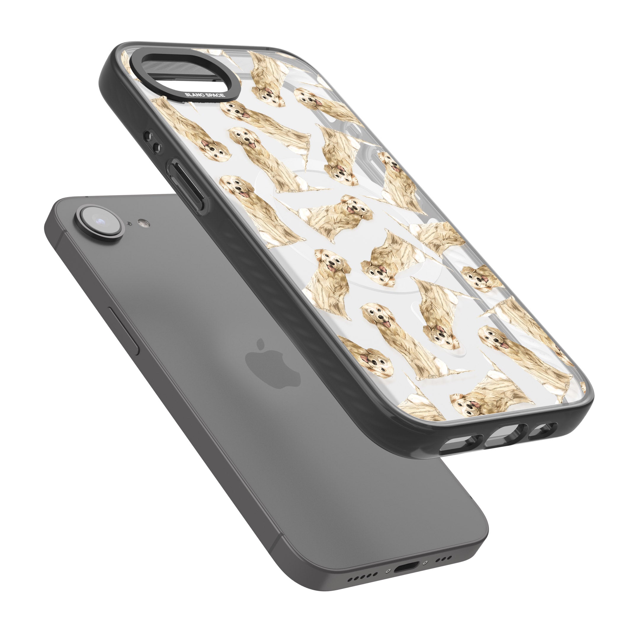 Golden Retriever Watercolor Pattern