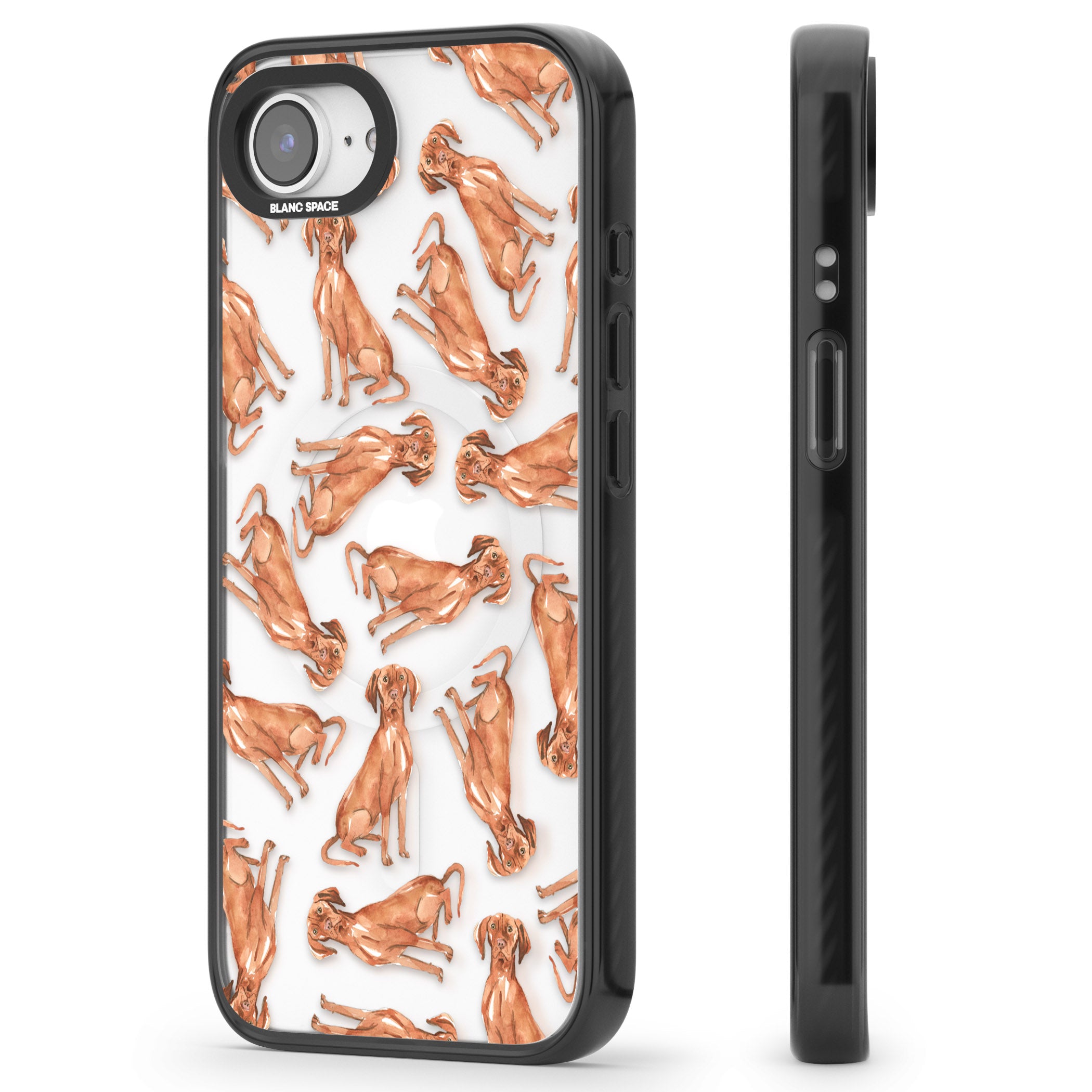 Hungarian Vizsla Watercolor Pattern