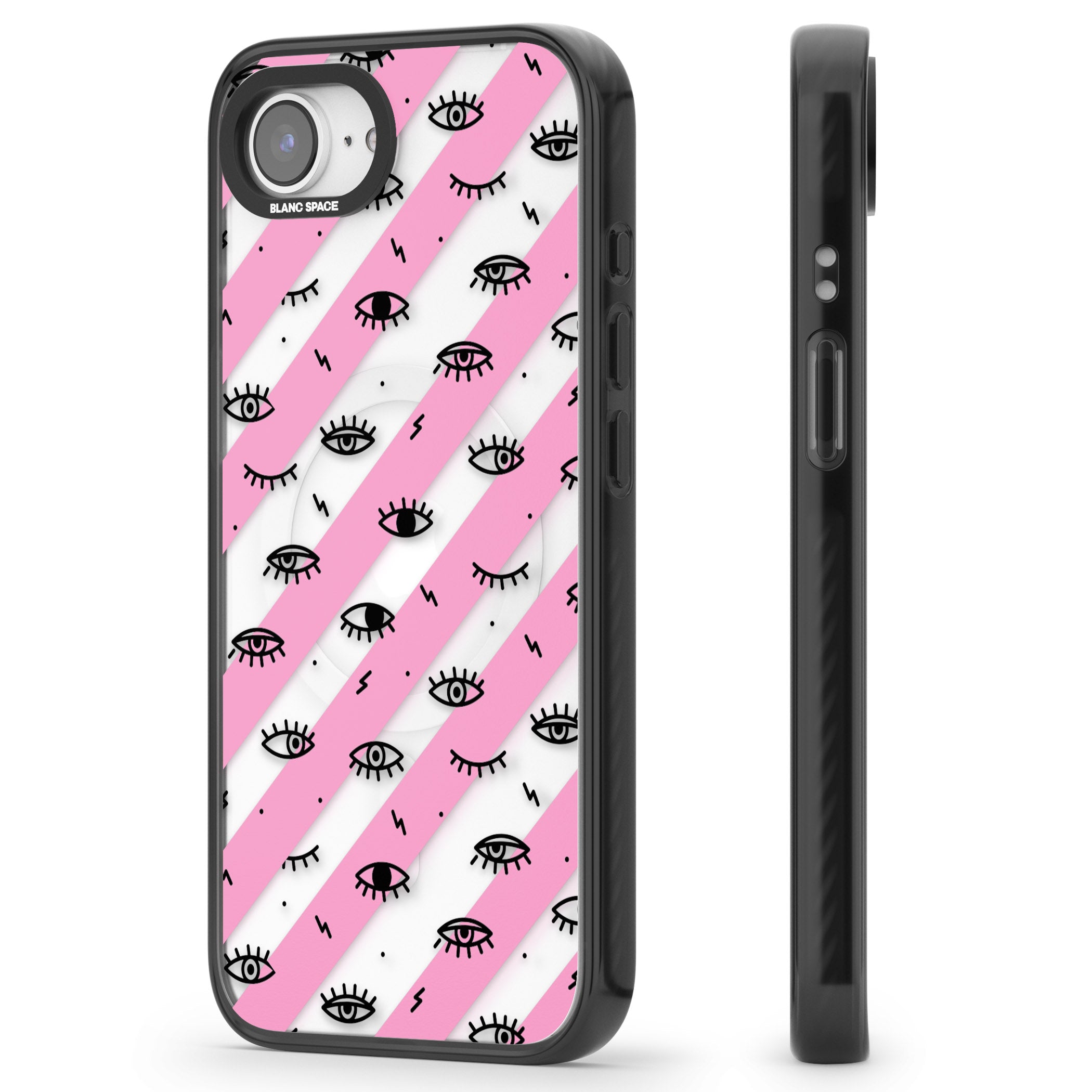 Pink Stripe Eyes
