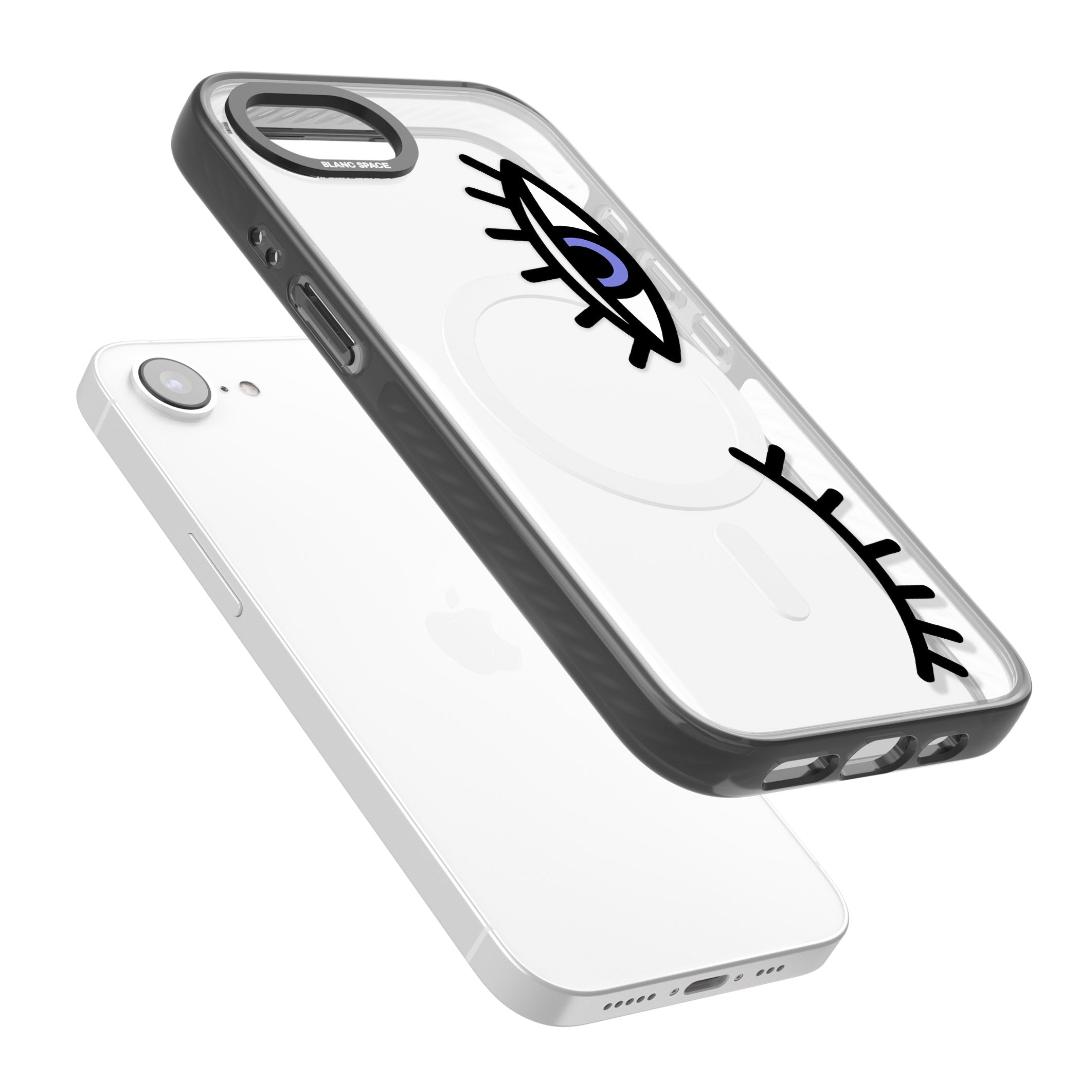 Winking Eyes Transparent Pattern