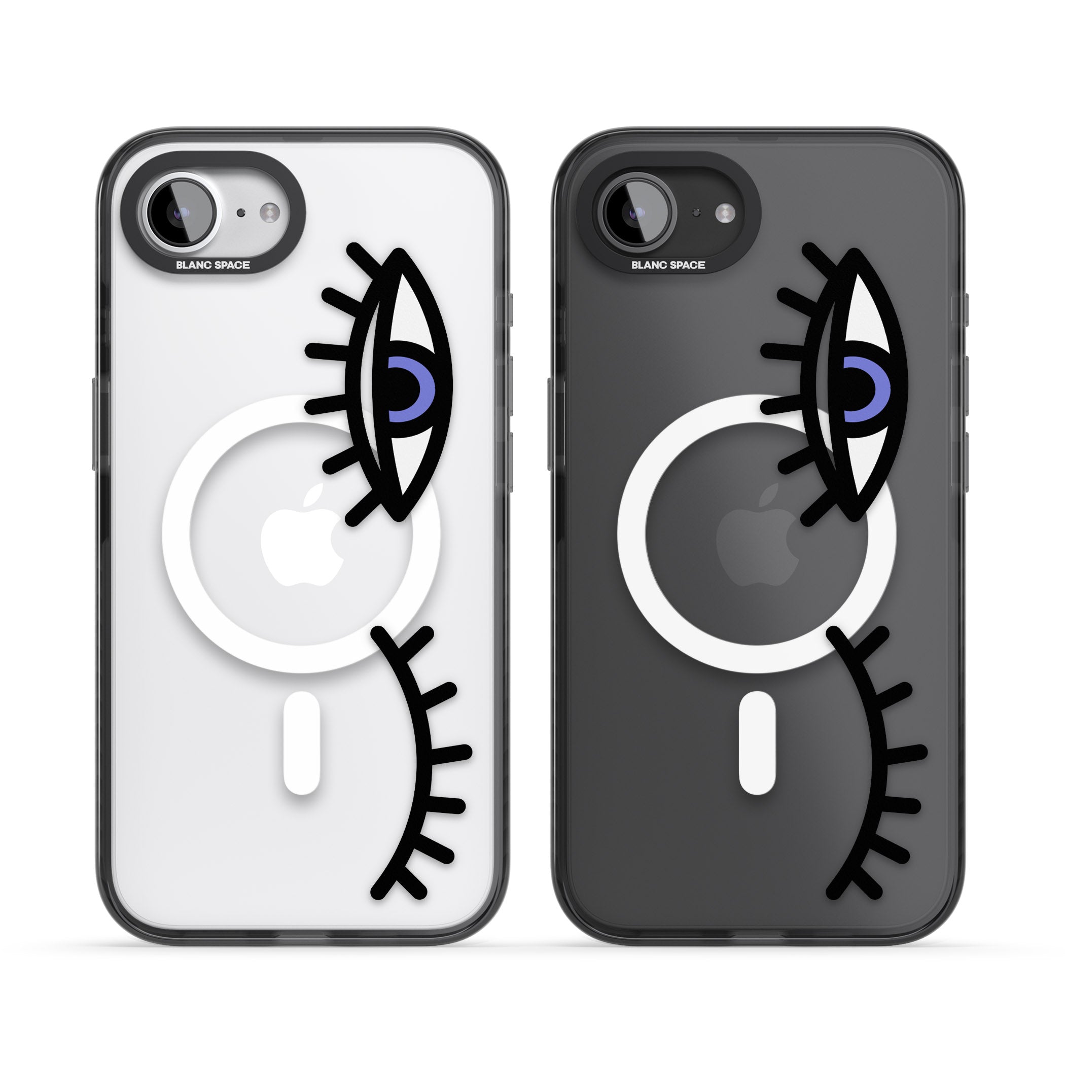 Winking Eyes Transparent Pattern