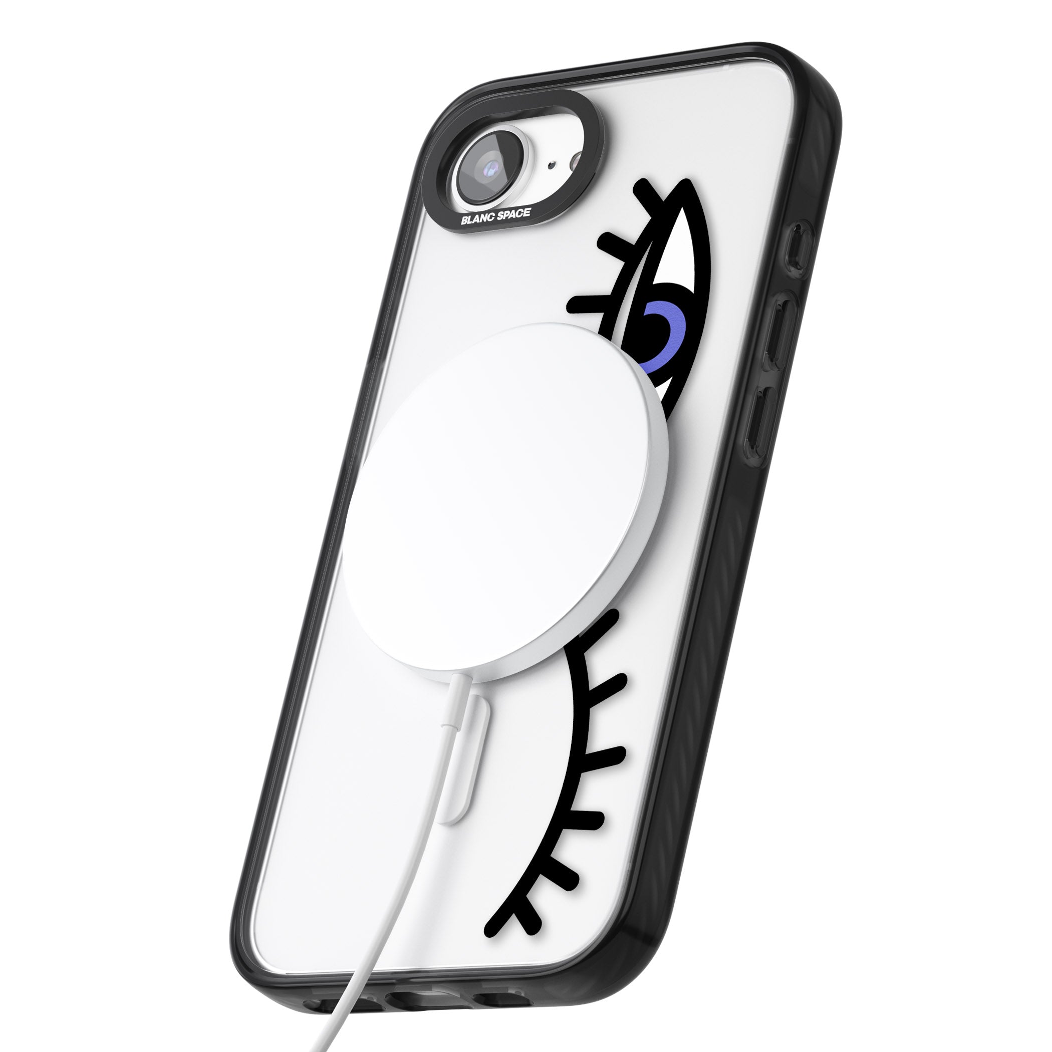 Winking Eyes Transparent Pattern