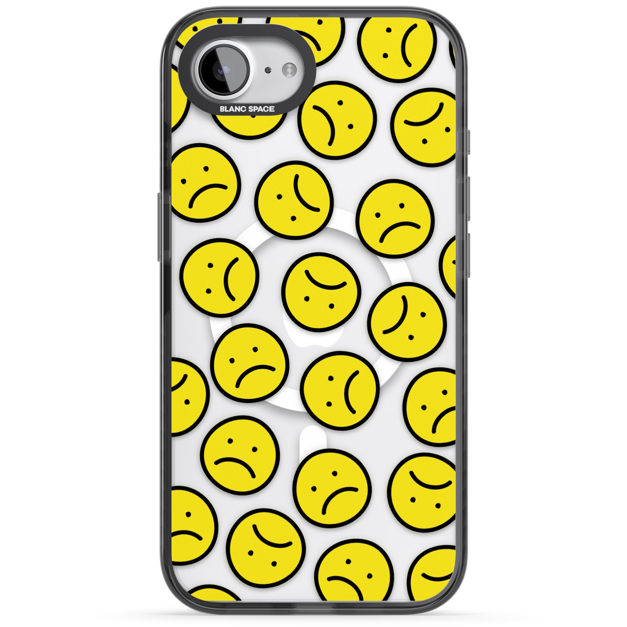 Sad Face Clear Pattern