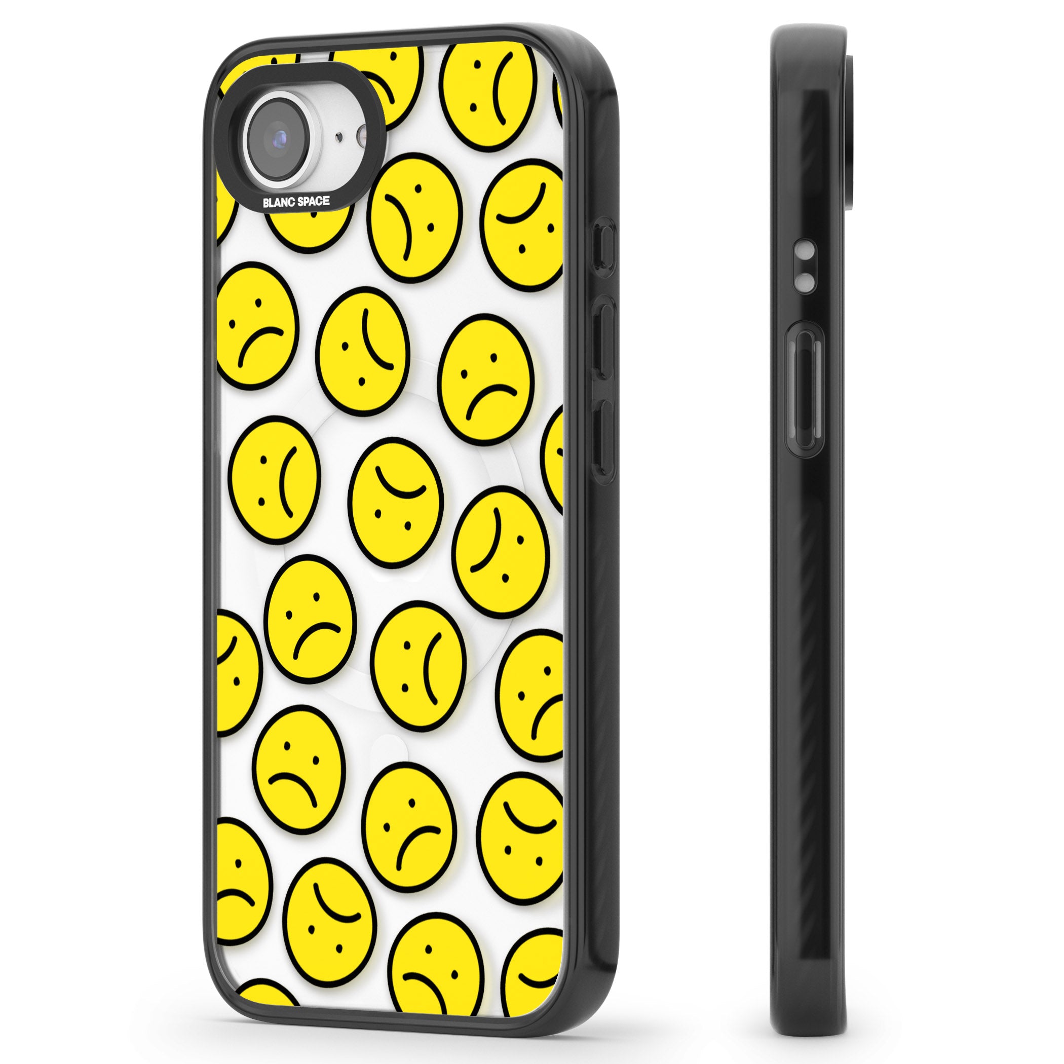 Sad Face Clear Pattern