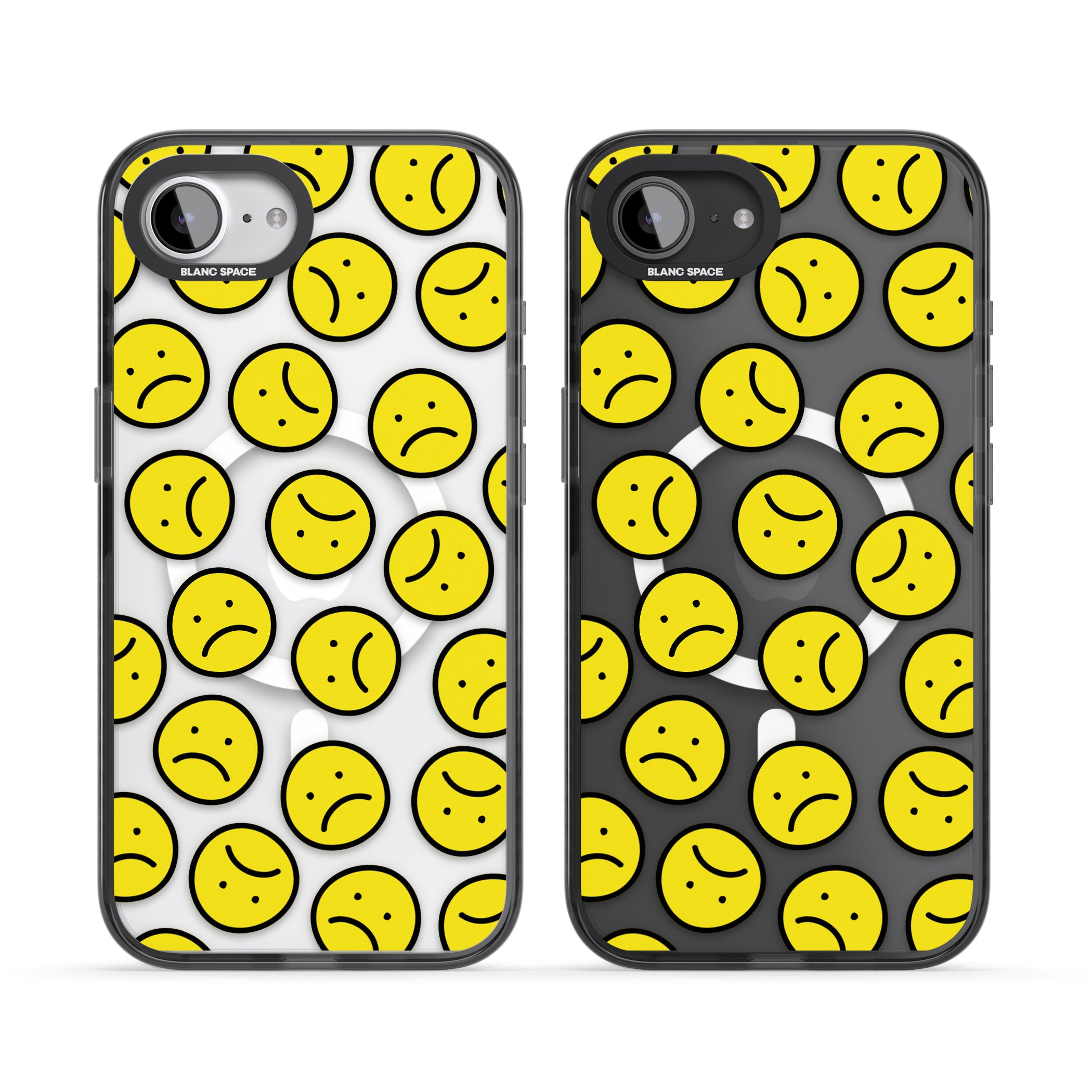 Sad Face Clear Pattern